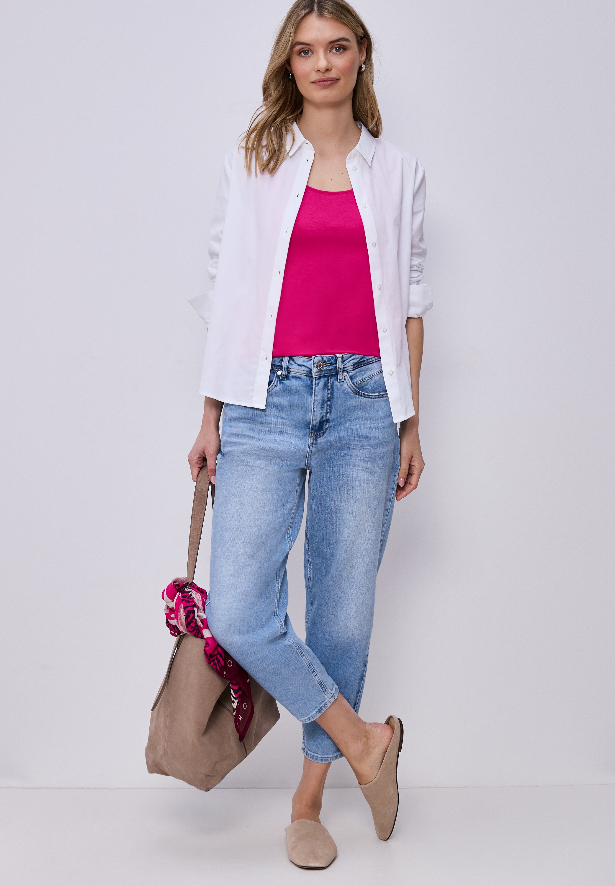 Thumbnail - STREET ONE Trägertop mit Materialmix