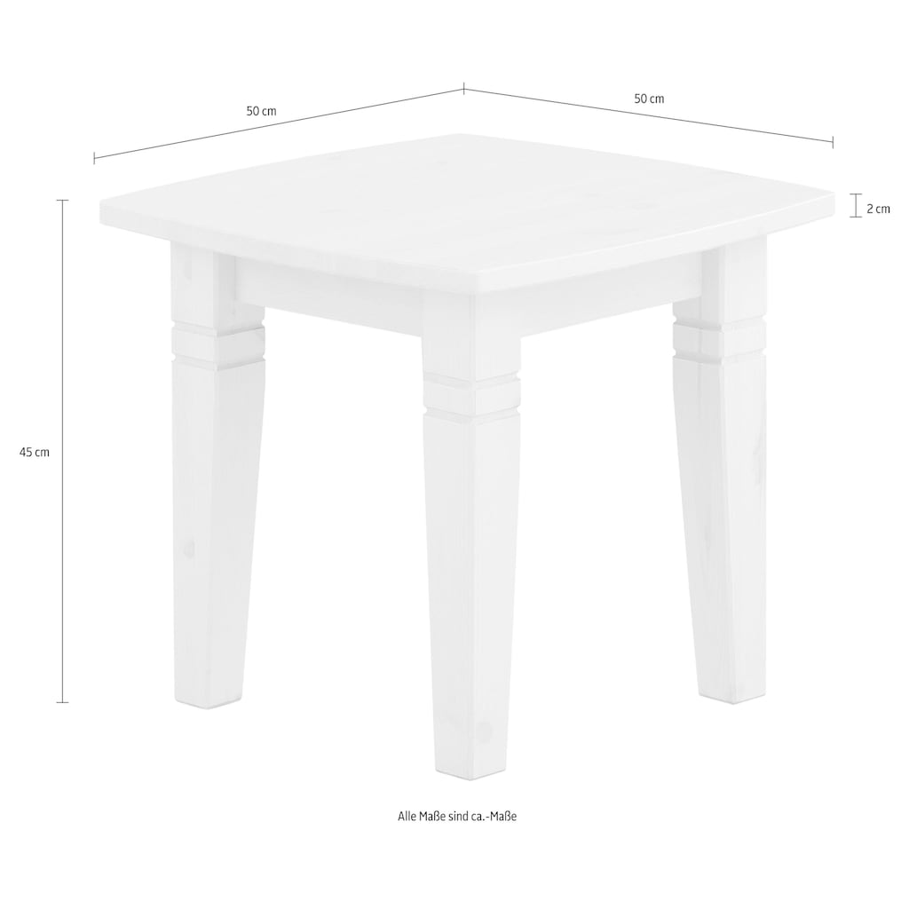 Home affaire Couchtisch »Theresa«, mit quadratischer oder rechteckige Tischplatte in 3 verschiedenen Farben.