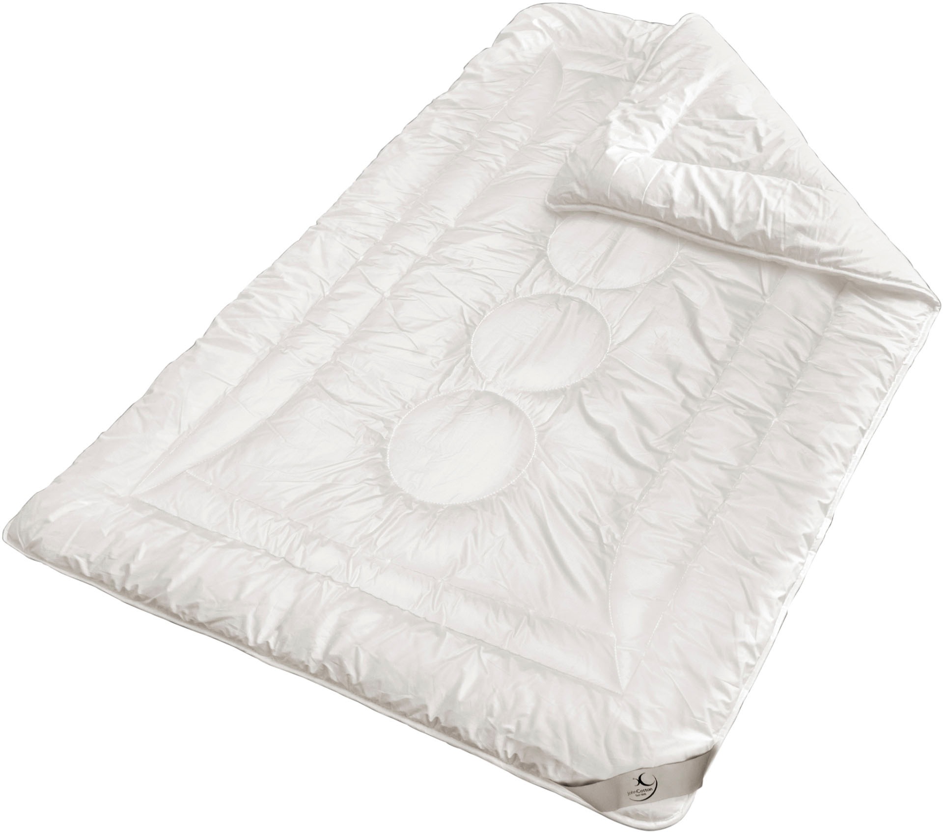 Thumbnail - John Cotton Microfaserbettdecke "Magicline, Bettdecken 135x200 cm, 155x220 cm für Sommer und Winter" leicht Füllung Poly...