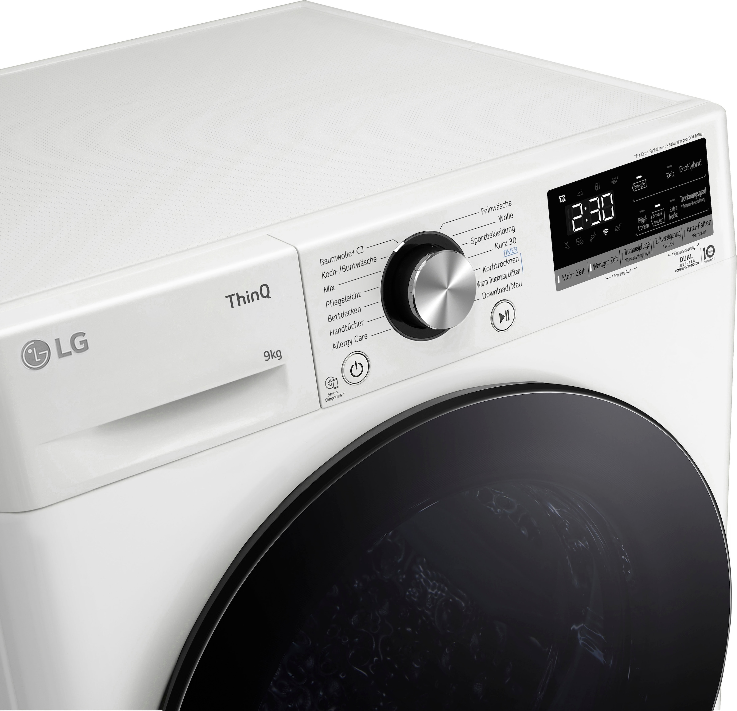 LG Wärmepumpentrockner »RT90V9W«, Vivace, 9 kg