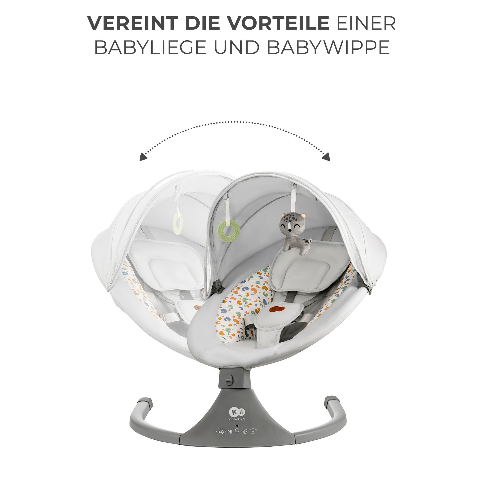 Kinderkraft Babywippe "LUMI 2" bis 9 kg günstig online kaufen