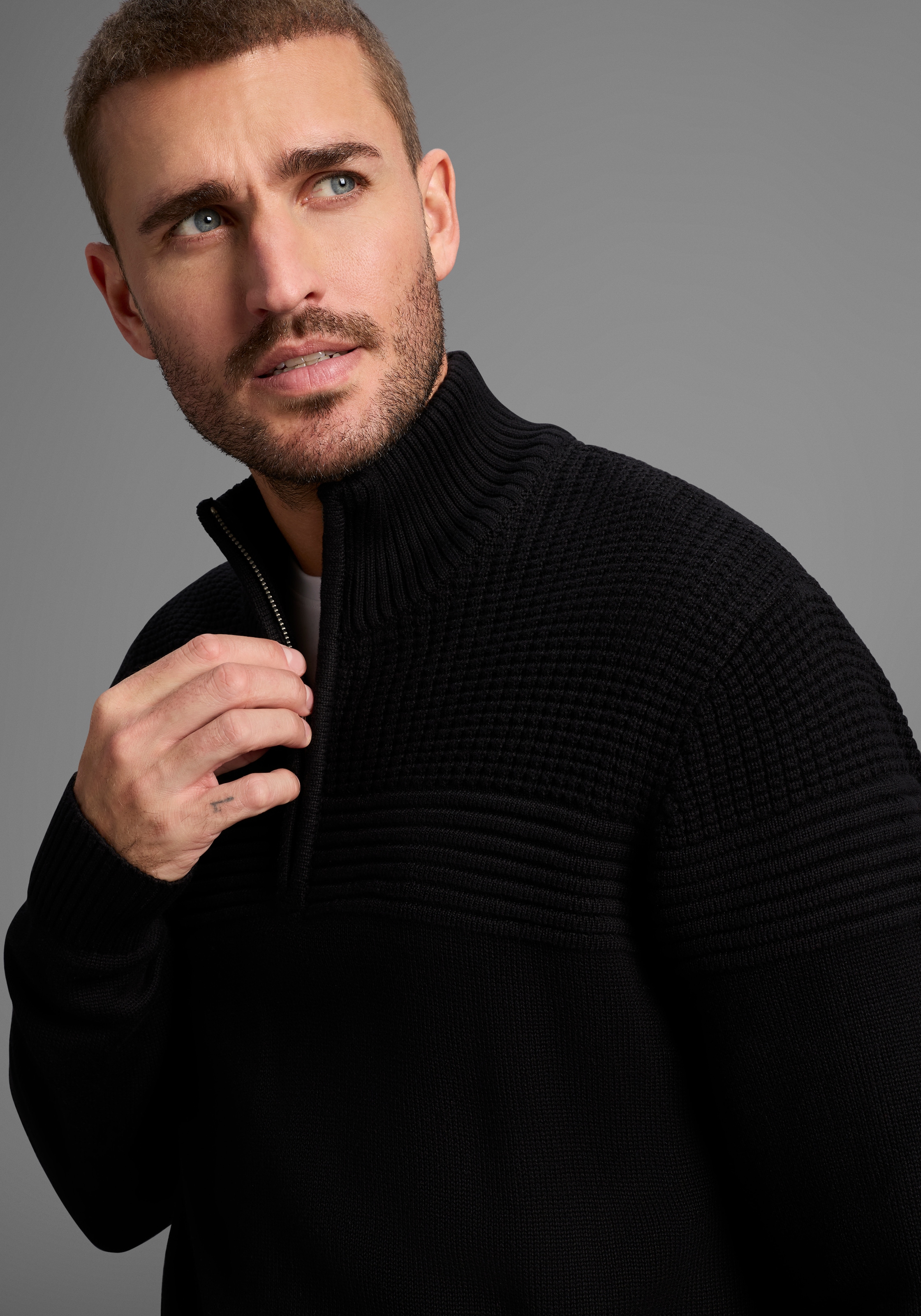 Bruno Banani Troyer, mit Reißverschluss