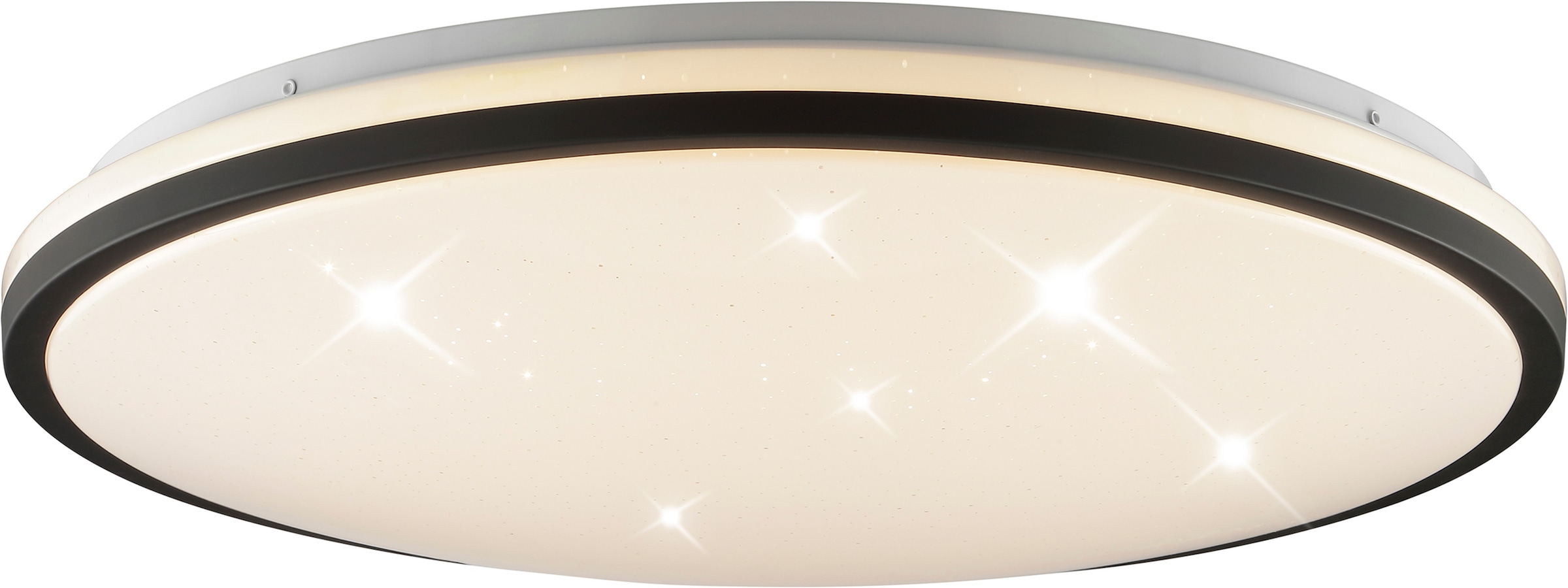 Brilliant LED Deckenleuchte »Taya« LED-Modul 1 Stk. warmweiß - kaltweiß Ø 50 cm, 5400 lm, 2700-6500 K, Sternenglanz, dimmbar, Memoryfunktion