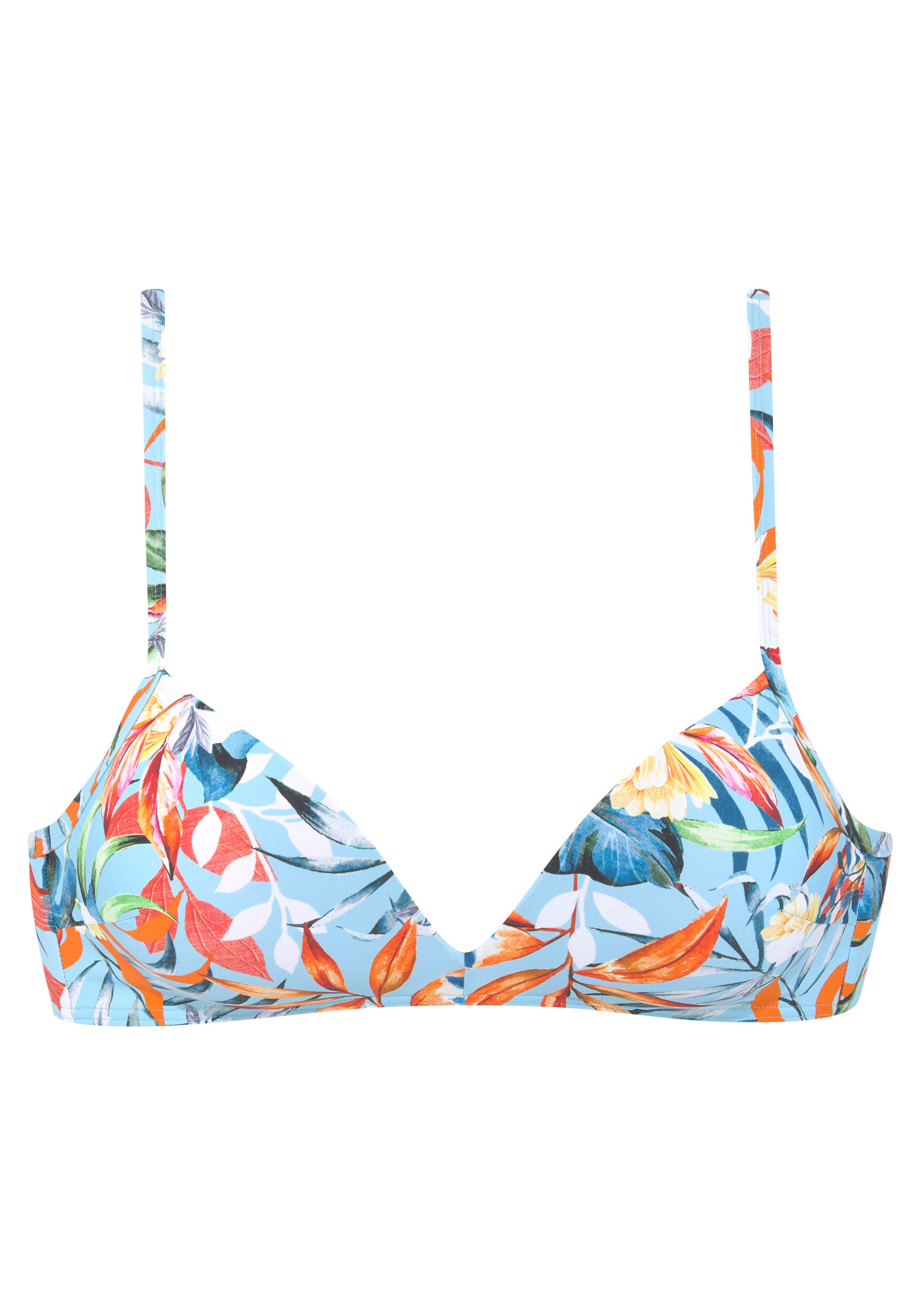 Venice Beach Triangel-Bikini-Top "Caru" mit modernem Allover-Print günstig online kaufen