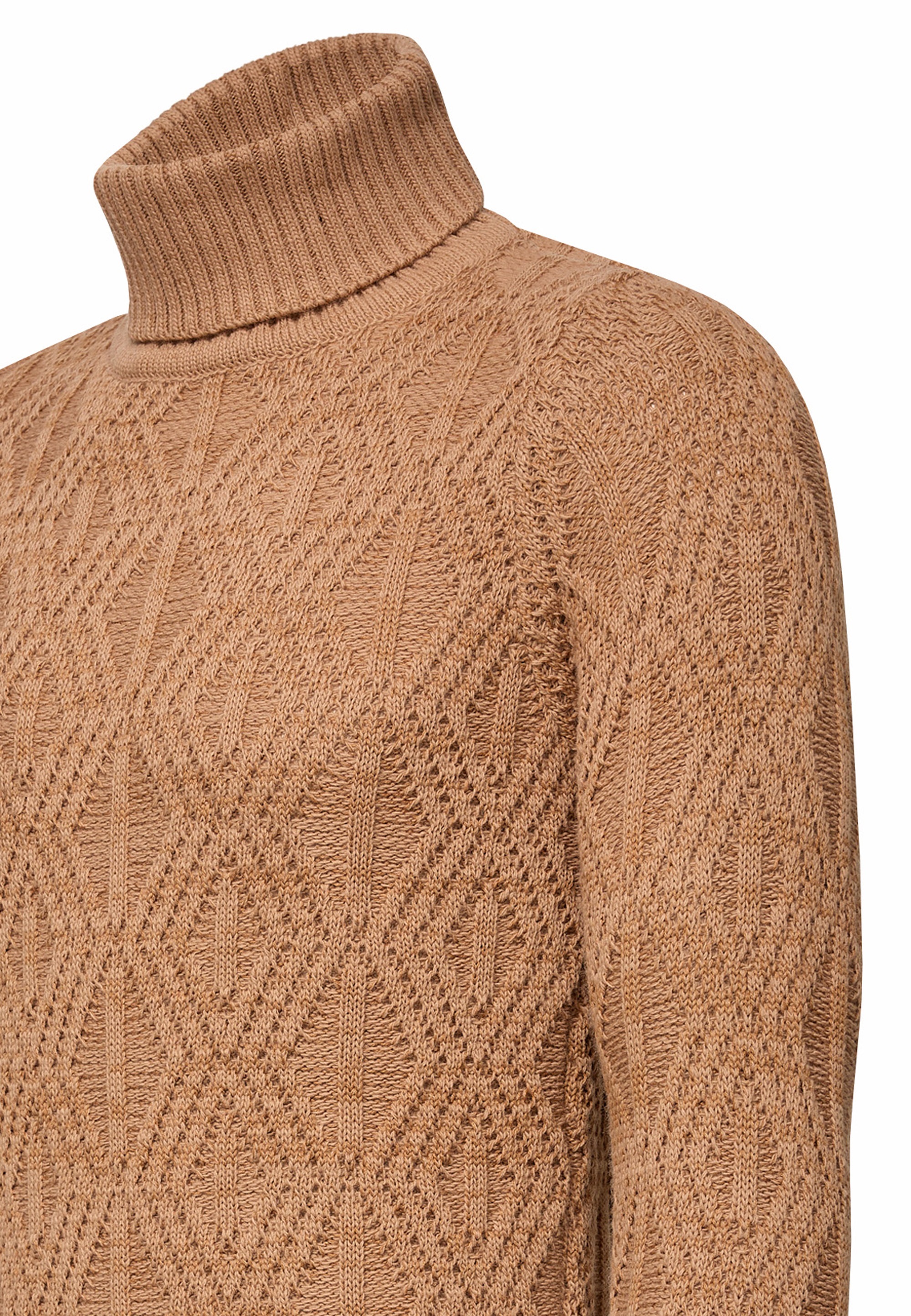 Rusty Neal Rollkragenpullover, in modischem Design
