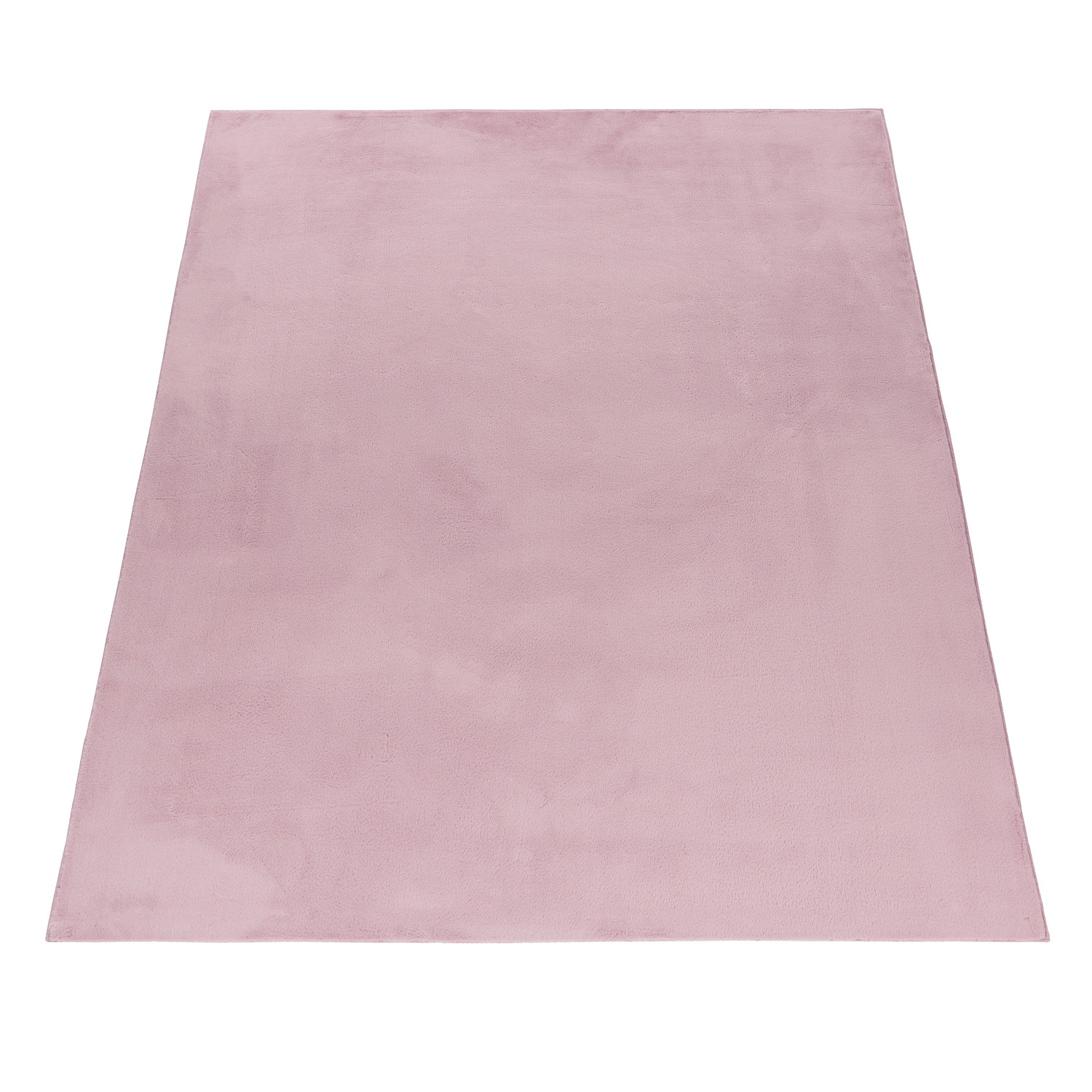 Ayyildiz Teppiche Hochflor-Teppich »POUFFY 5100«, rechteckig, 20 mm Höhe, Läufer, weicher glatter Softflor, Kaninchen Fell Haptik, waschbar