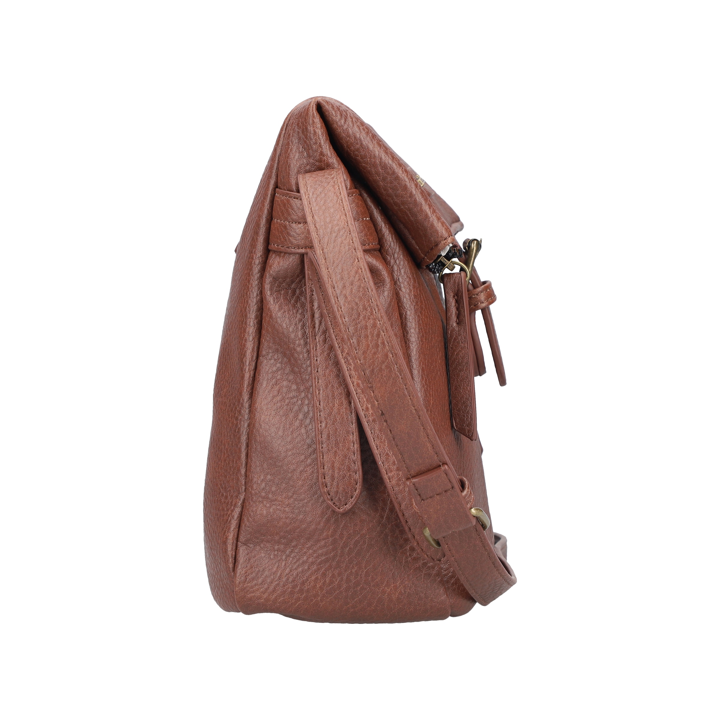 Rieker Damen-Handtasche, Schultertasche, Überschlag mit Schnallenverschluss