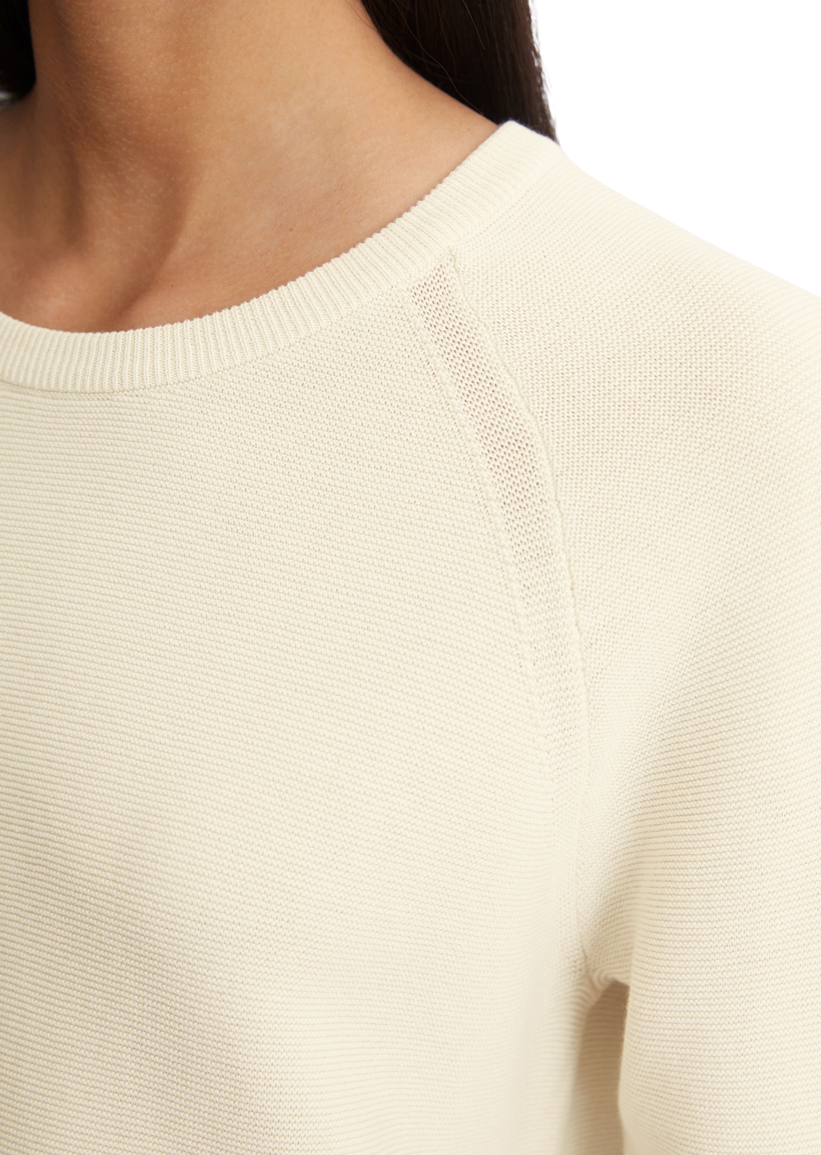 Marc O'Polo DENIM Strickpullover »aus reinem Organic Cotton«