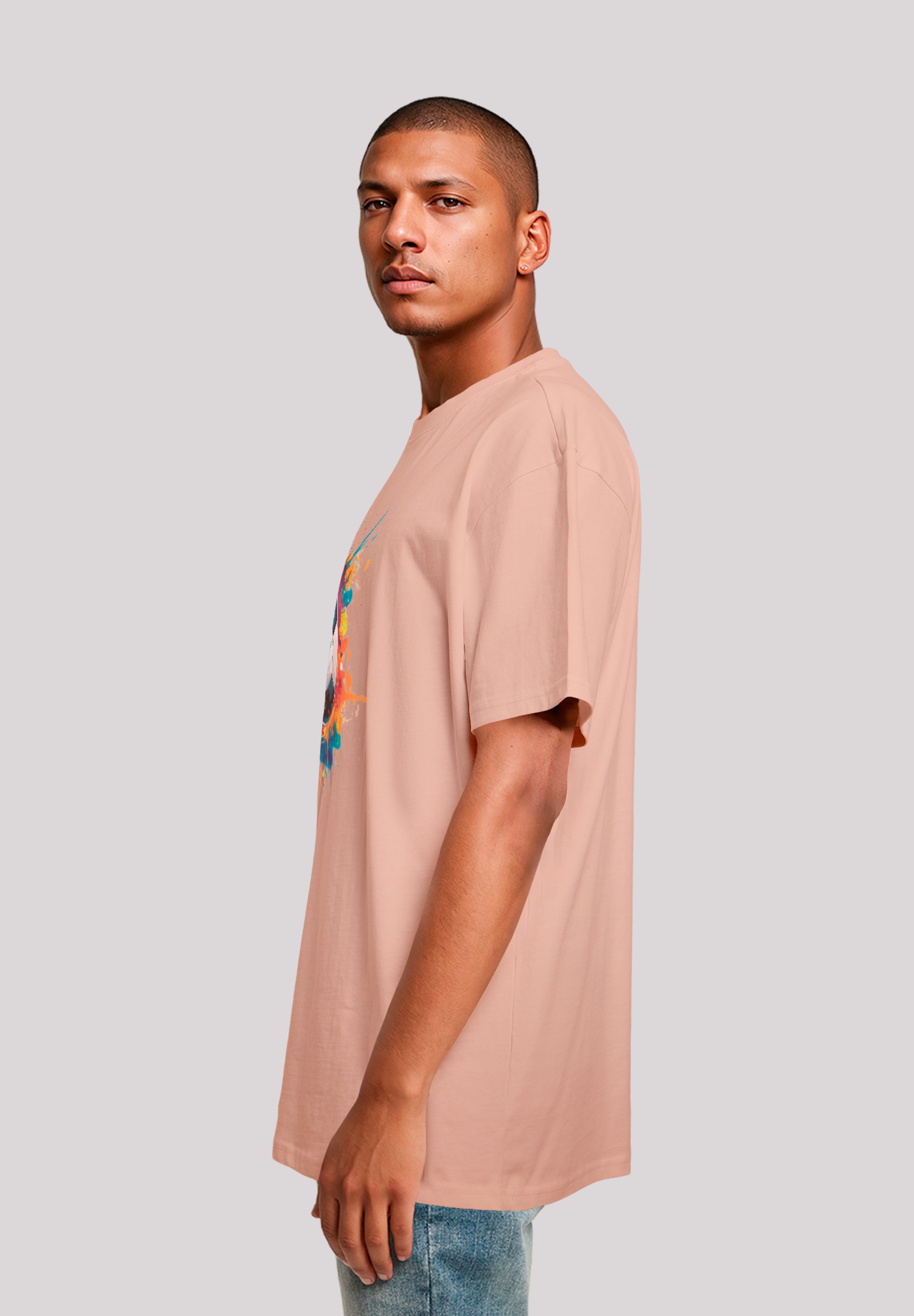 F4NT4STIC T-Shirt »Bunte Fußball Grafik« Premium Qualität