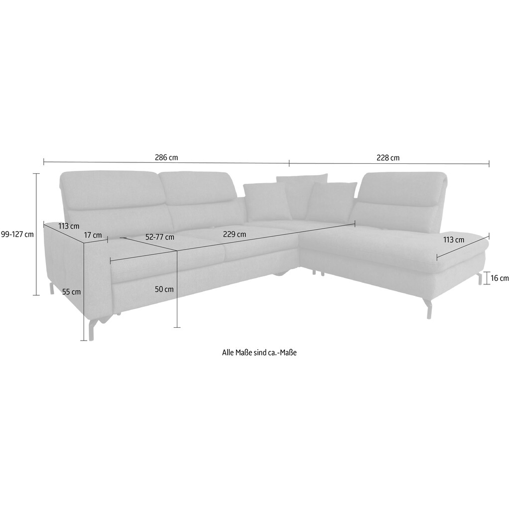 ADA trendline Ecksofa »Louis«