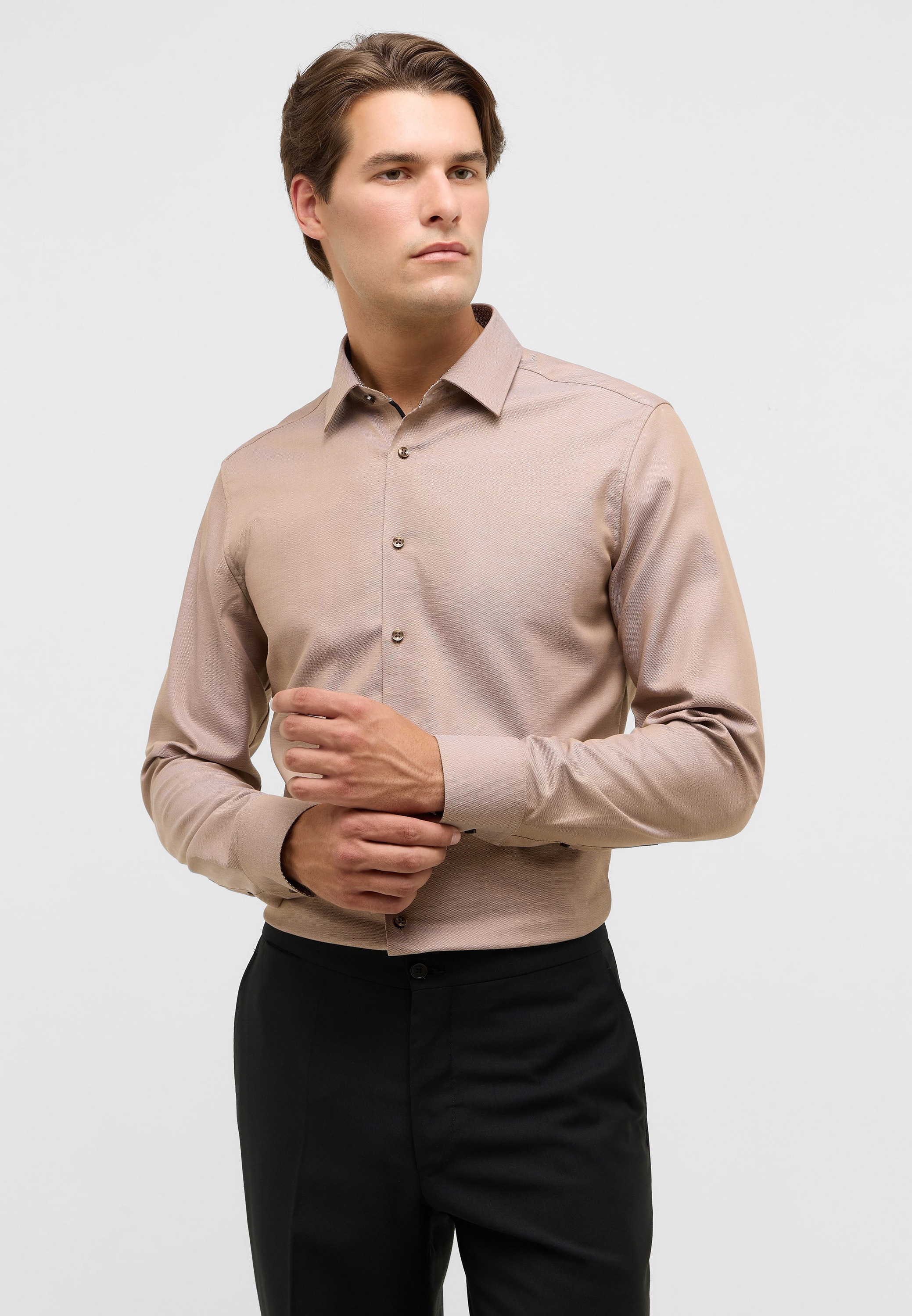 Eterna Langarmhemd "SLIM FIT" NON IRON (bügelfrei) günstig online kaufen