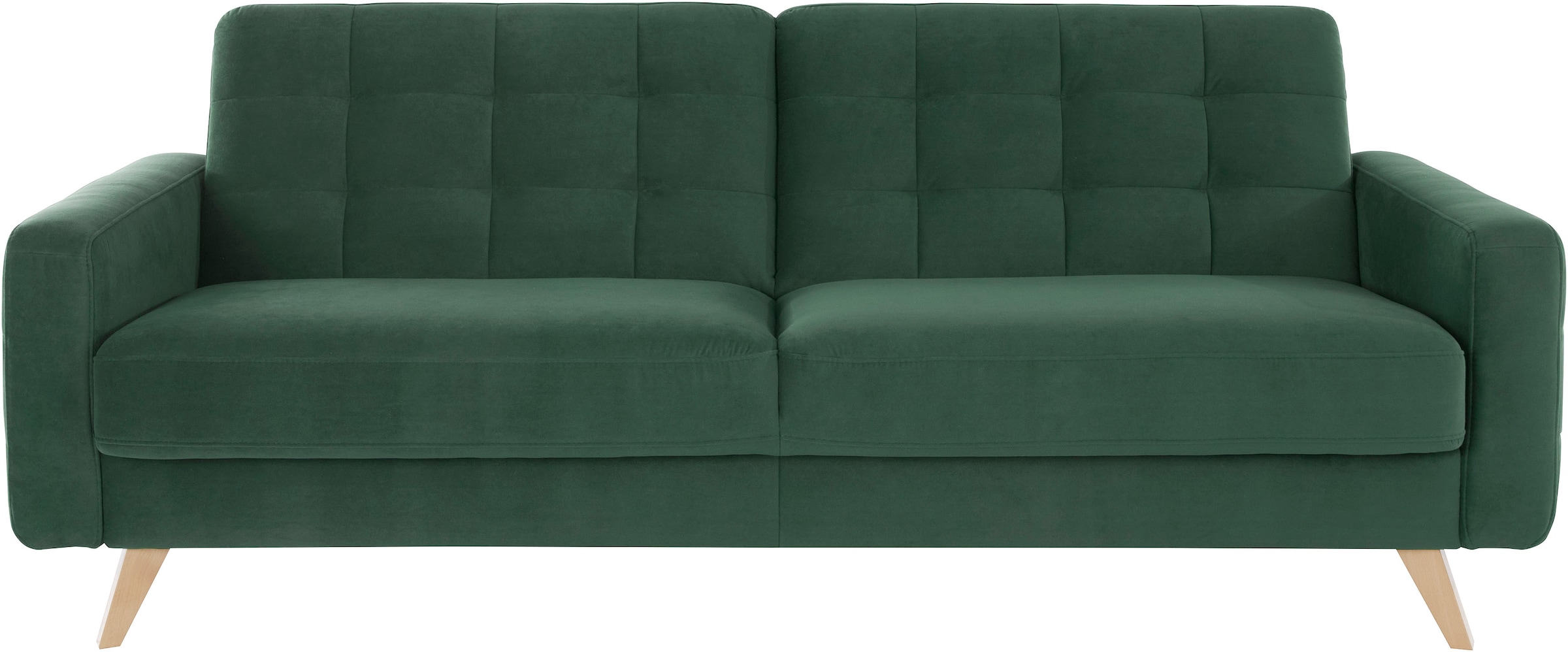 exxpo - sofa fashion 3-Sitzer »Nappa, kompakt und komfortabel, bequem, zeitloses Design, L-Form«, tolle Detailverarbeitung