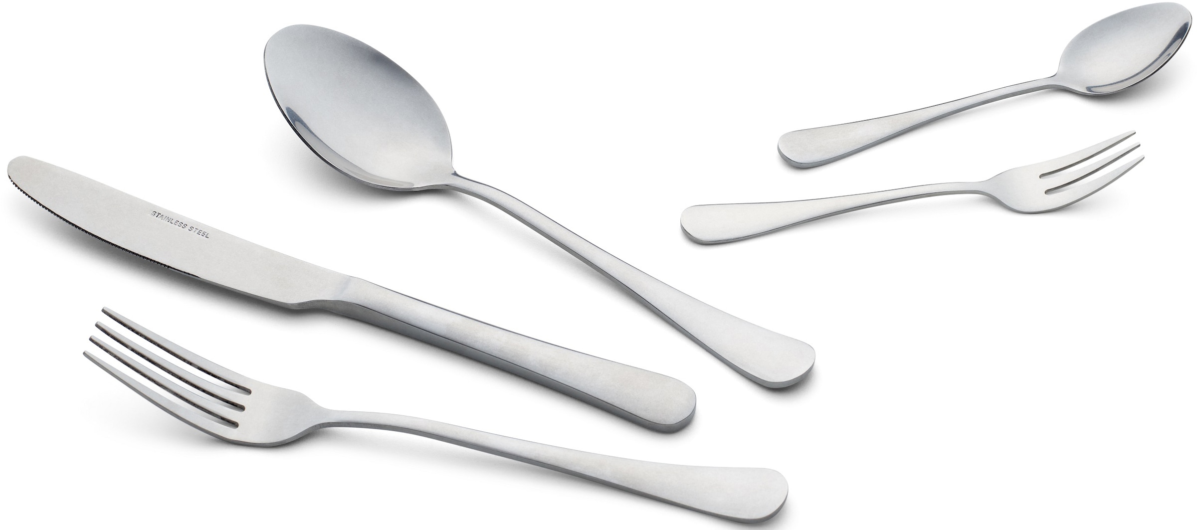 ECHTWERK Besteck-Set »Sorrent«, (Set, 30 tlg.), Tafelbesteck, Stonewashed