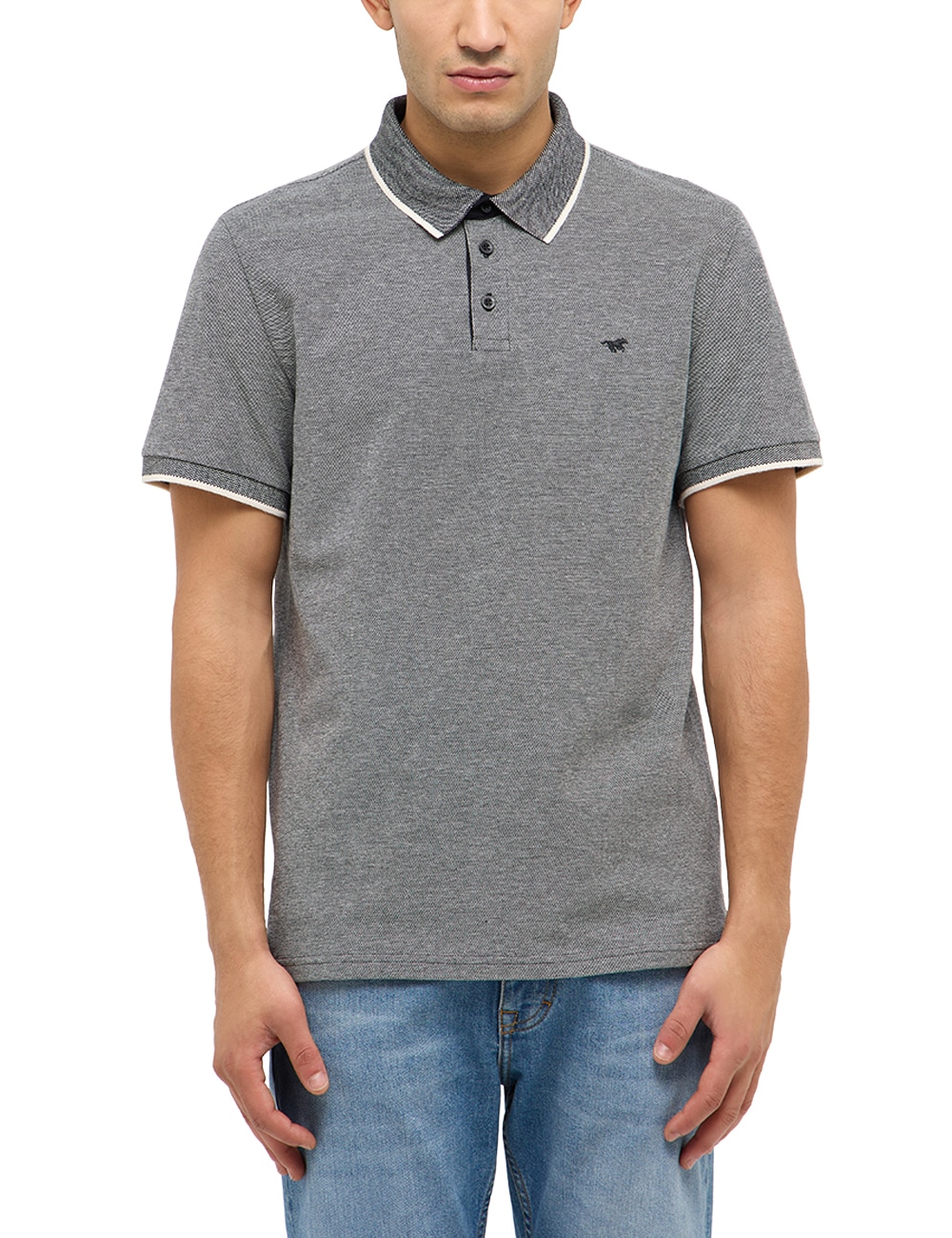 MUSTANG Poloshirt "MUPalco" Piqué Qualität günstig online kaufen