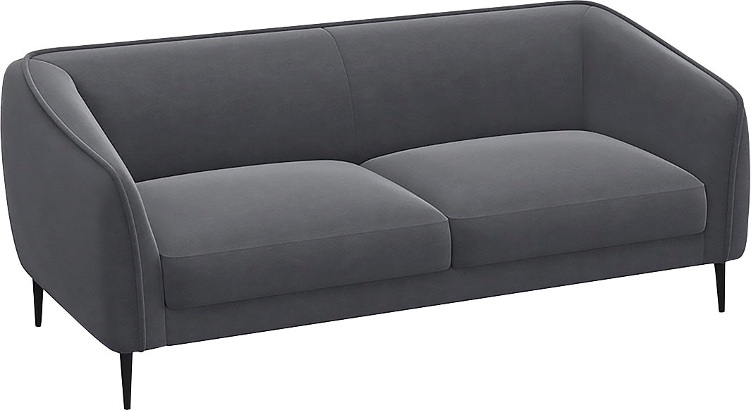 FLEXLUX 2,5-Sitzer »Belle Designsofa, Couch, bequem durch Kaltschaum im Sitz«, Skandinavisches Design, In hochwertiger Verarbeitung