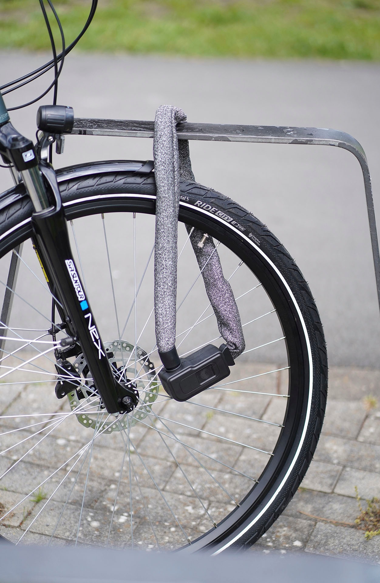 Thumbnail - Prophete Kettenschloss "Faltschloss mit Fingerabdrucksensor"