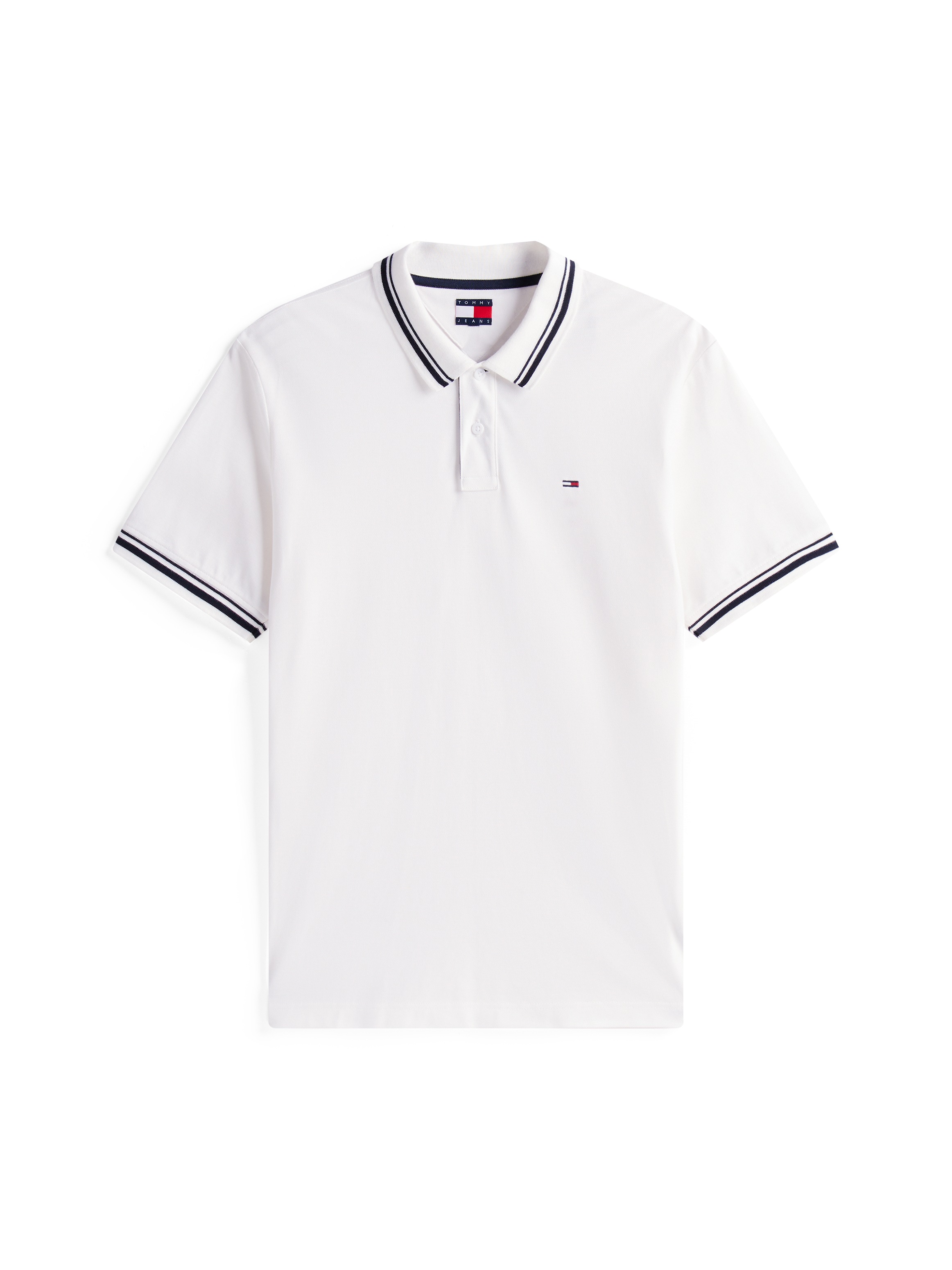 Thumbnail - Tommy Jeans Poloshirt "TJM REG TIPPED POLO EXT" Mit Rundhalsausschnitt