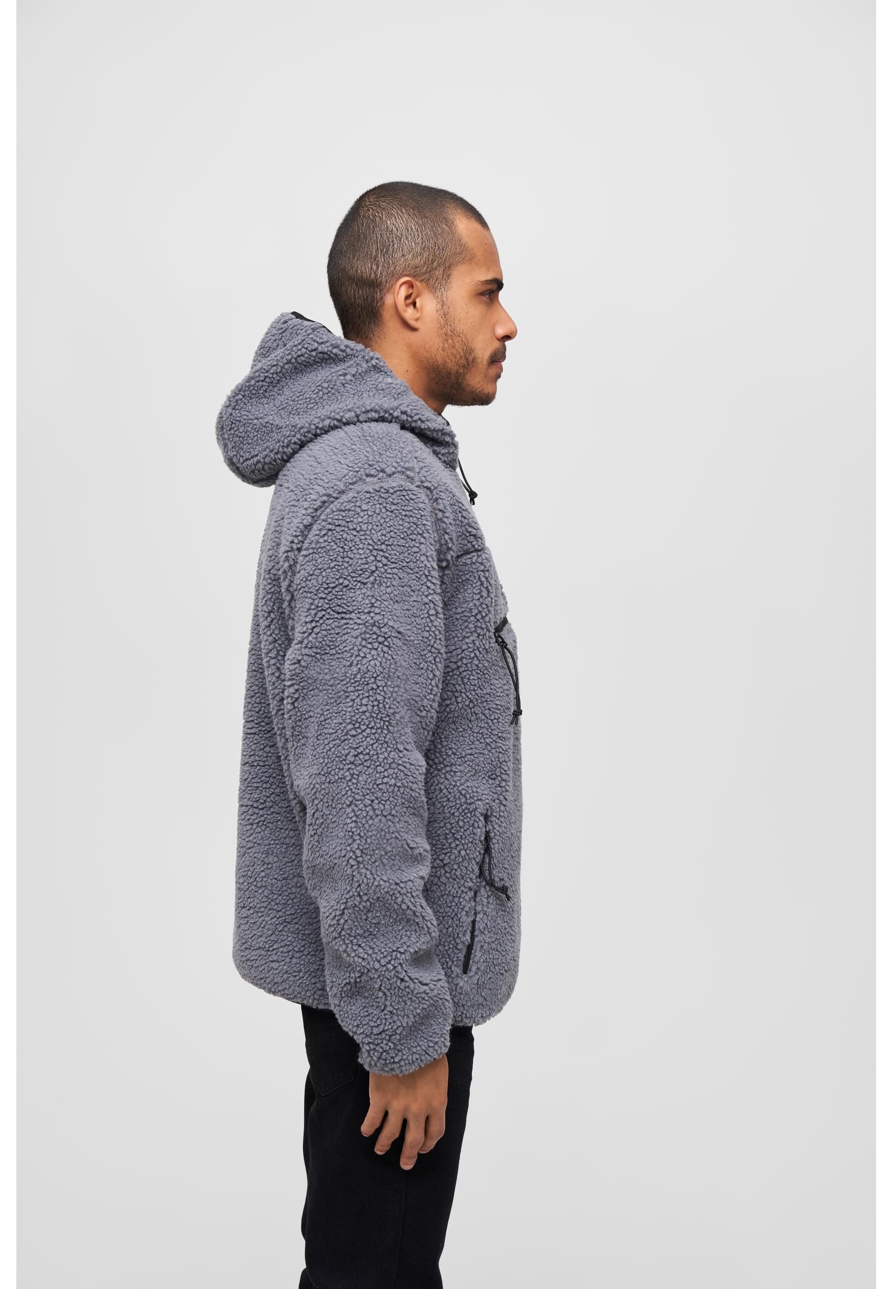 Brandit Anorak »Brandit Herren Teddyfleece Worker Pullover«, (1 St.), mit Kapuze
