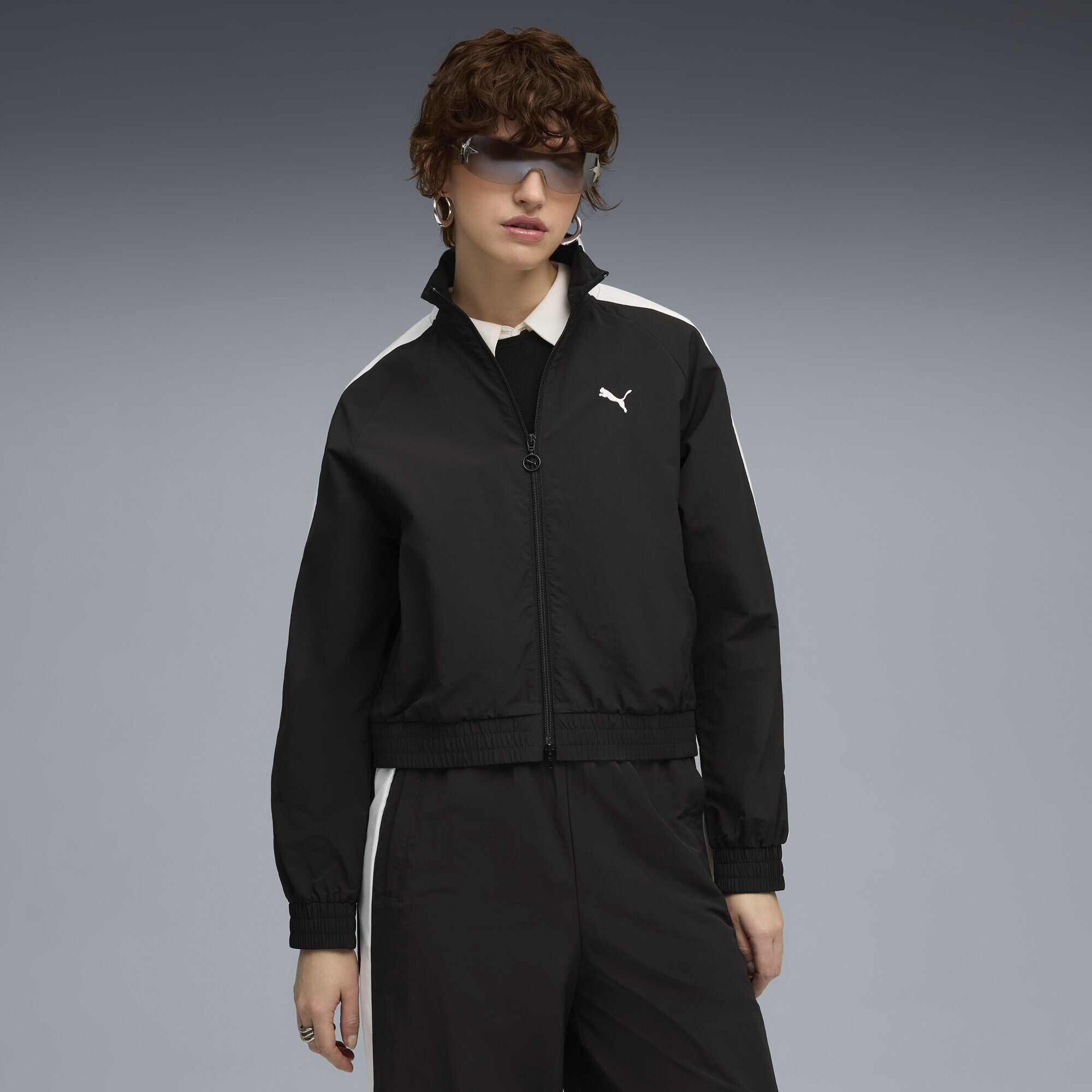 PUMA Trainingsjacke »T7 Relaxed Gewebte Trainingsjacke Damen«