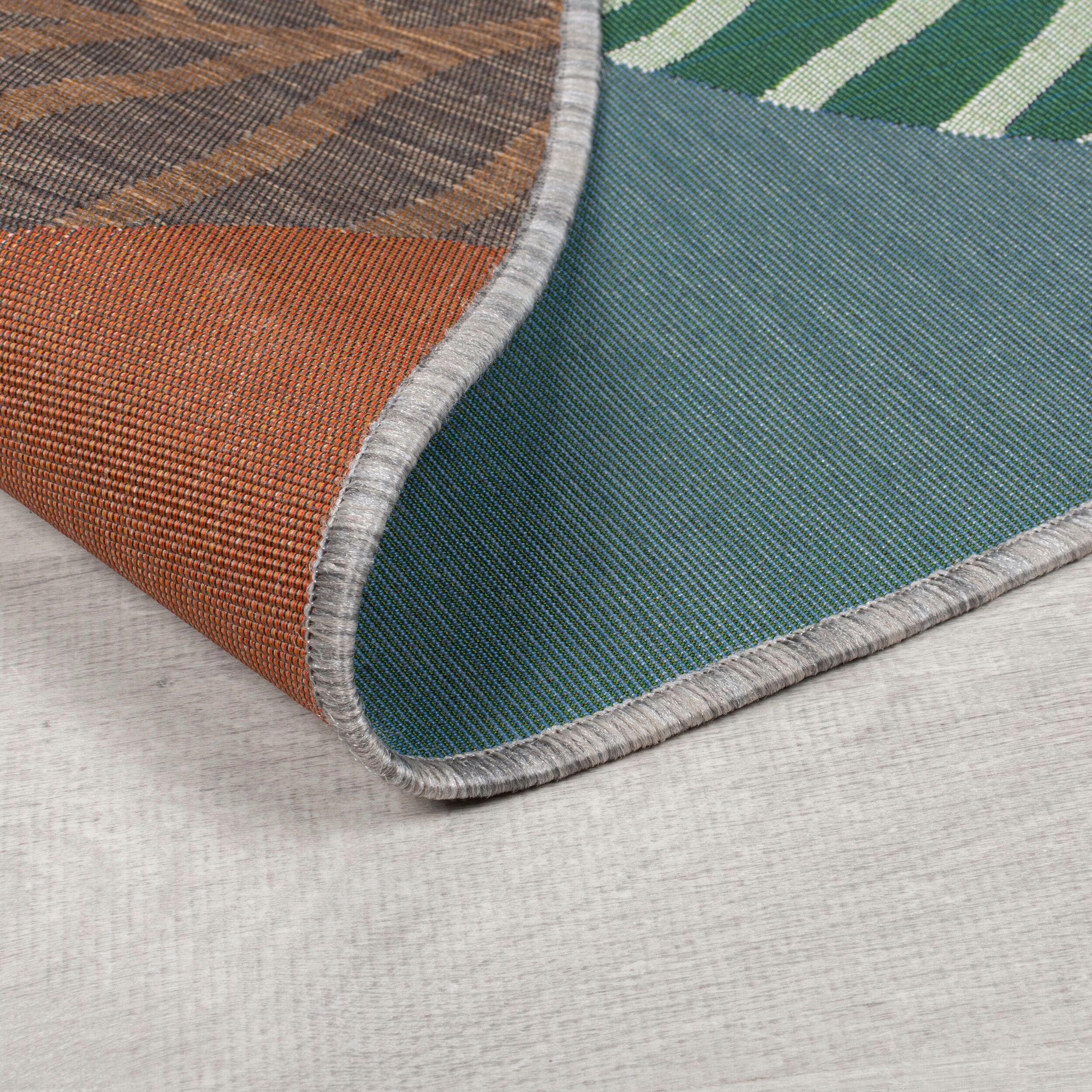 FLAIR RUGS Teppich »Eric Giraffe«, rund, 2 mm Höhe, Outdoor geeignet
