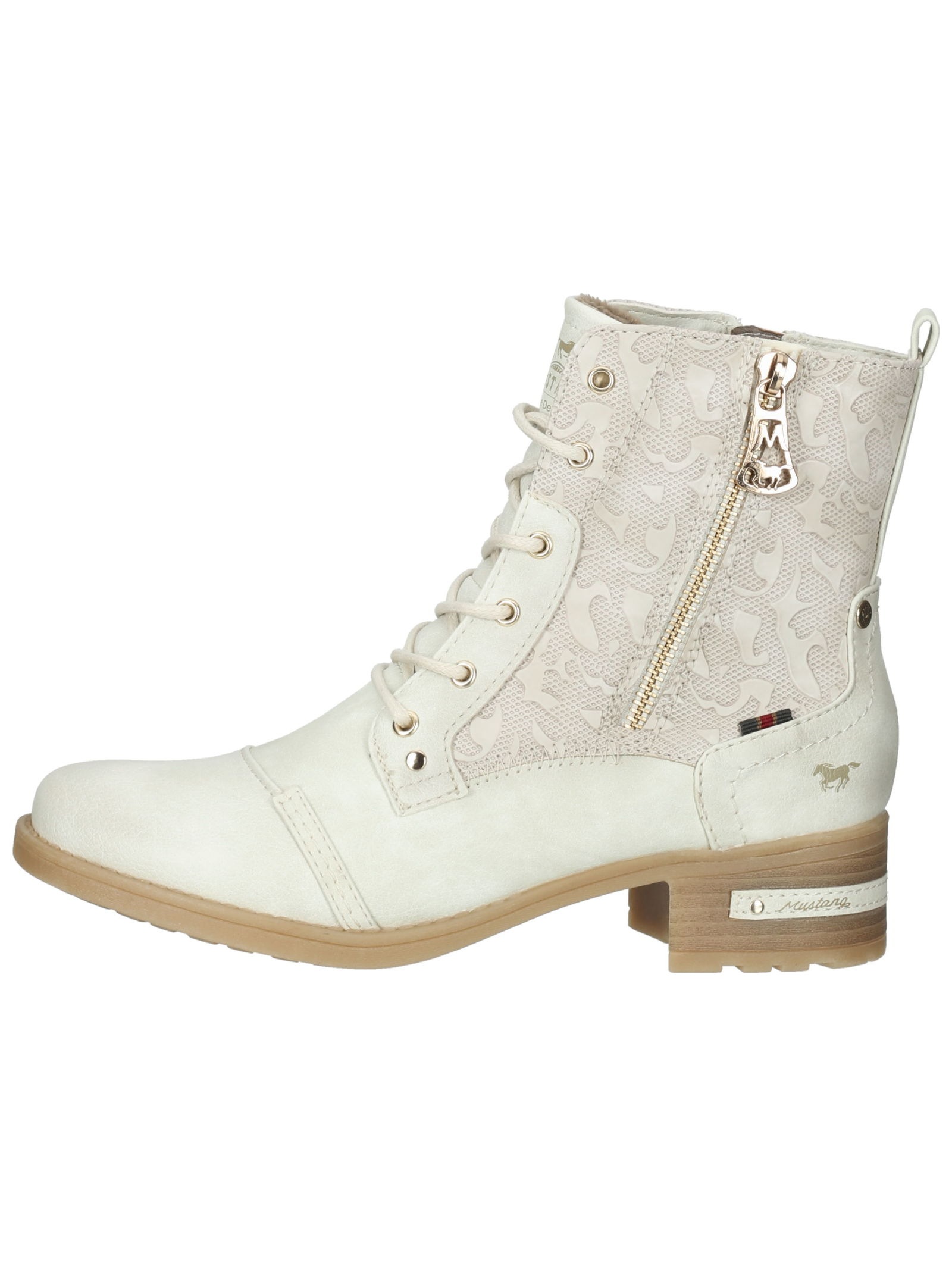 Mustang Shoes Schnürstiefelette »Mustang Shoes Stiefelette Lederimitat«