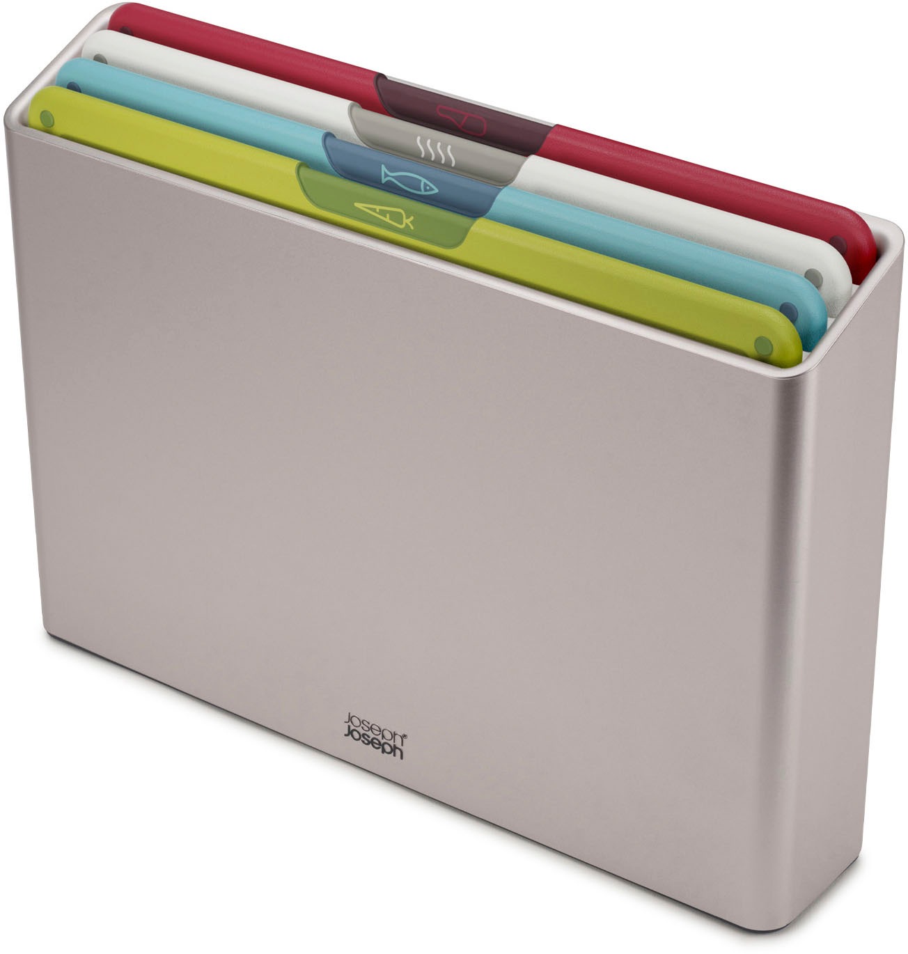 Joseph Joseph Schneidebrett "Folio Icon" farbcodierte Bretter mit Symbolen