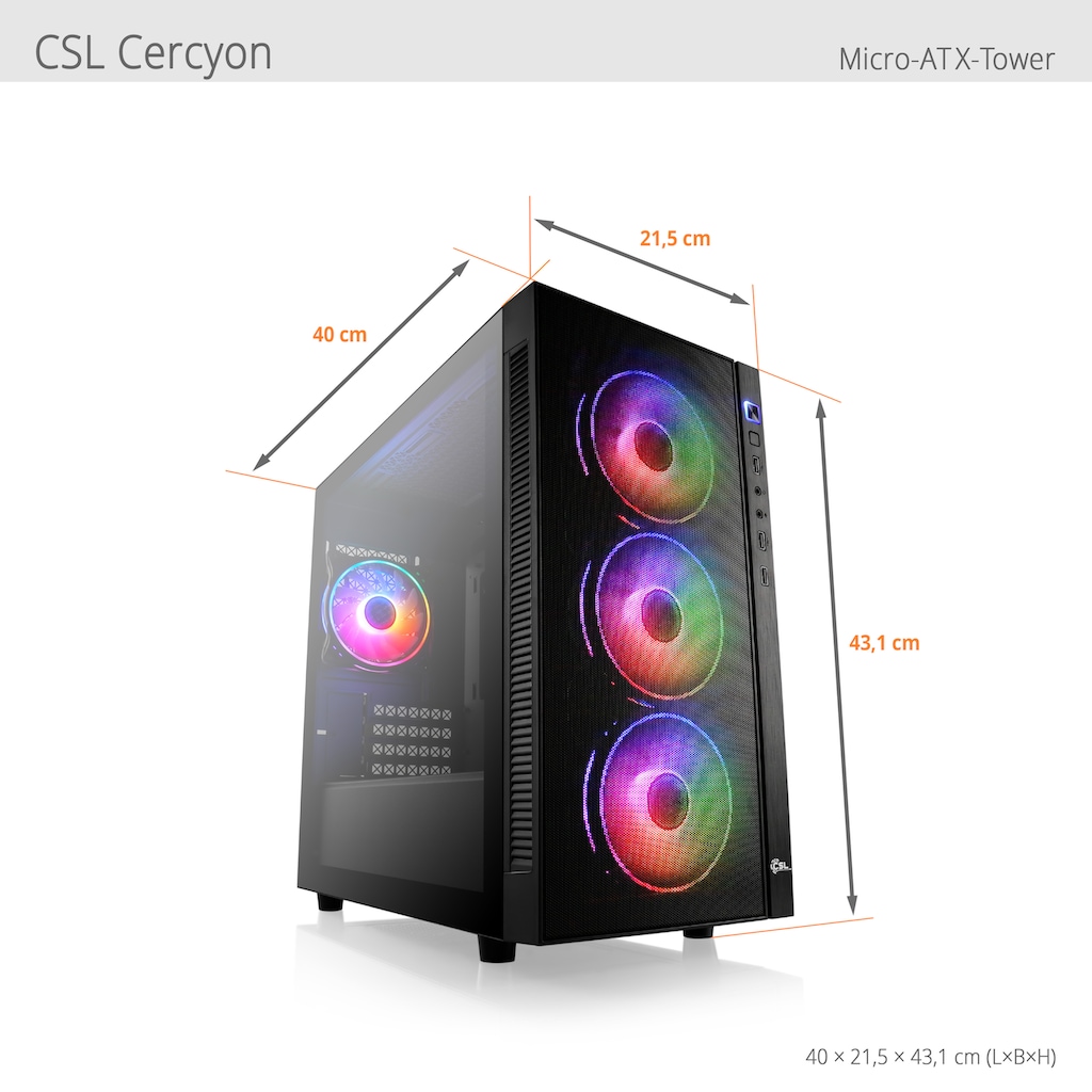 CSL Gaming-PC-Komplettsystem »Sprint V27411«