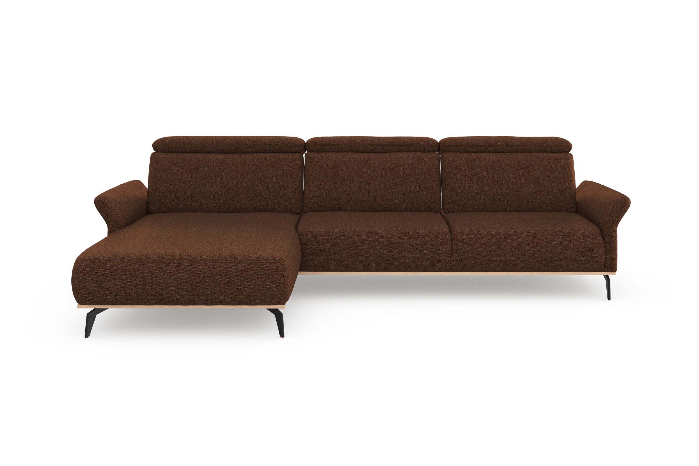 PLACES OF STYLE Ecksofa "Fjord L-Form" massiv, wahlweise mit Armlehnfunktio günstig online kaufen