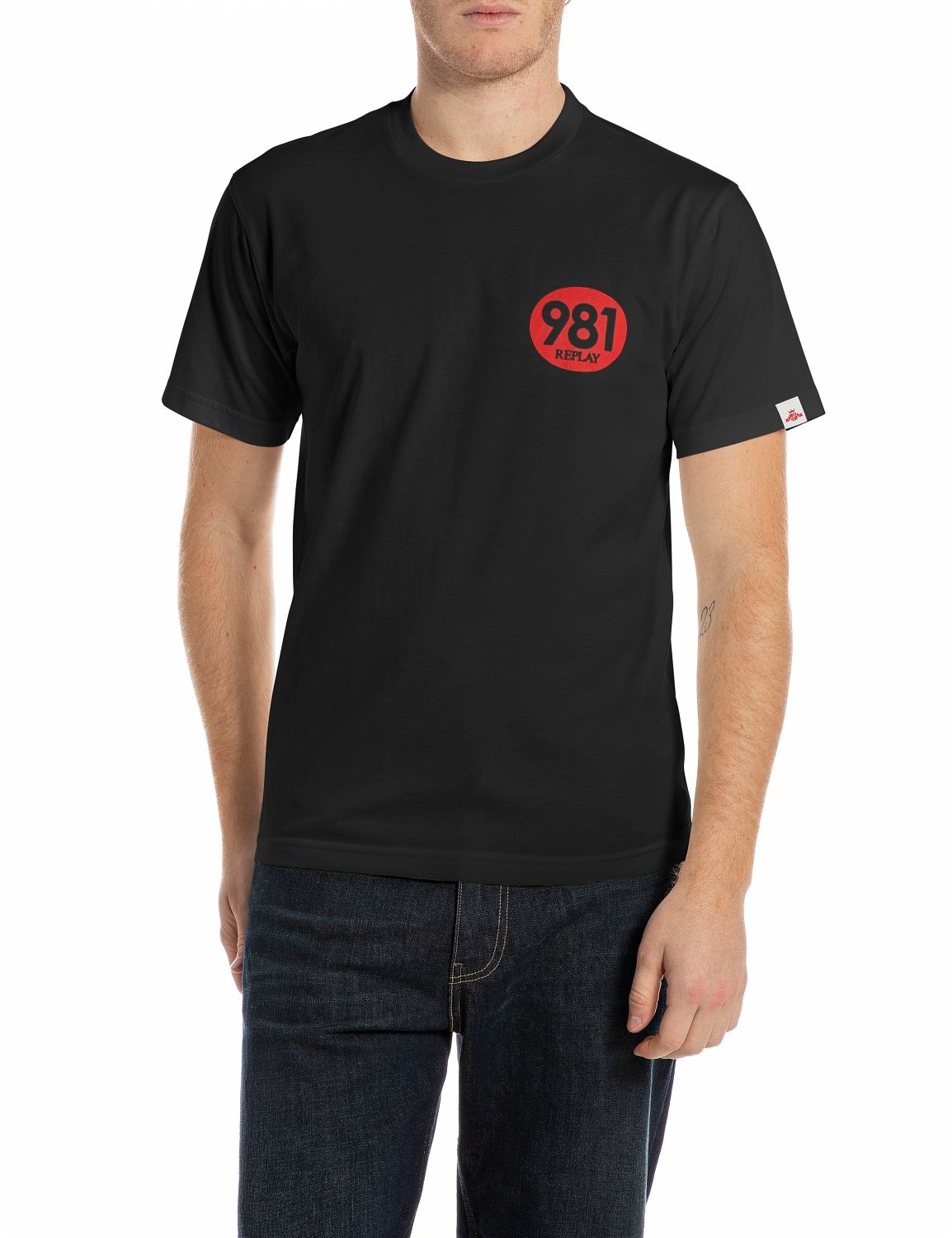 Replay T-Shirt, mit 981-Print auf der Brust günstig online kaufen