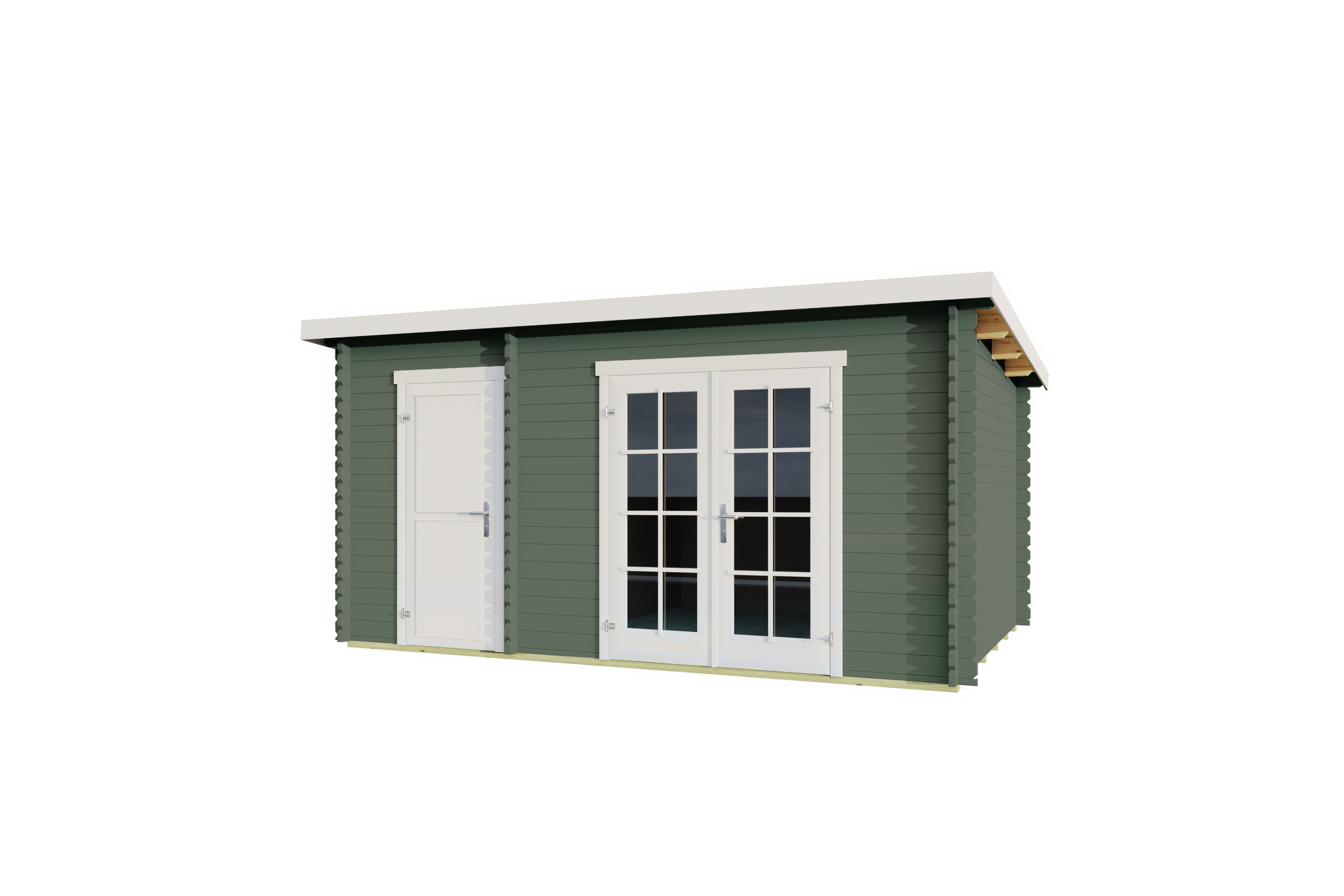 Nordic Holz Gartenhaus "2-Raum Haus Belmont" günstig online kaufen