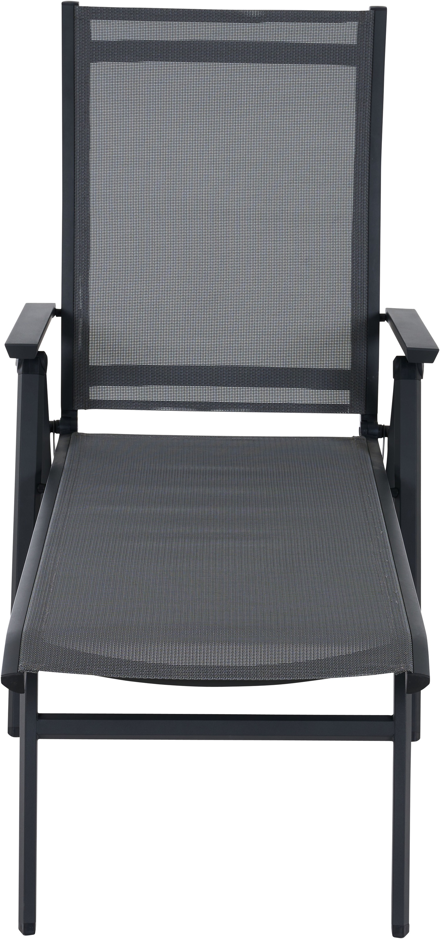 Siena Garden Gartenliege »TAURO« Gestell aus Aluminium, Ranotex® Bezug royal-grey, klappbar