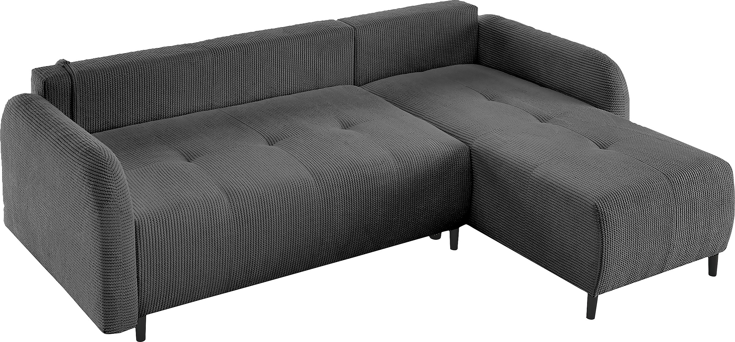 Leonique Ecksofa »BLAISE«, mit Bett-Funktion (Liegefläche 140/200 cm), Zier- und Rückenkissen
