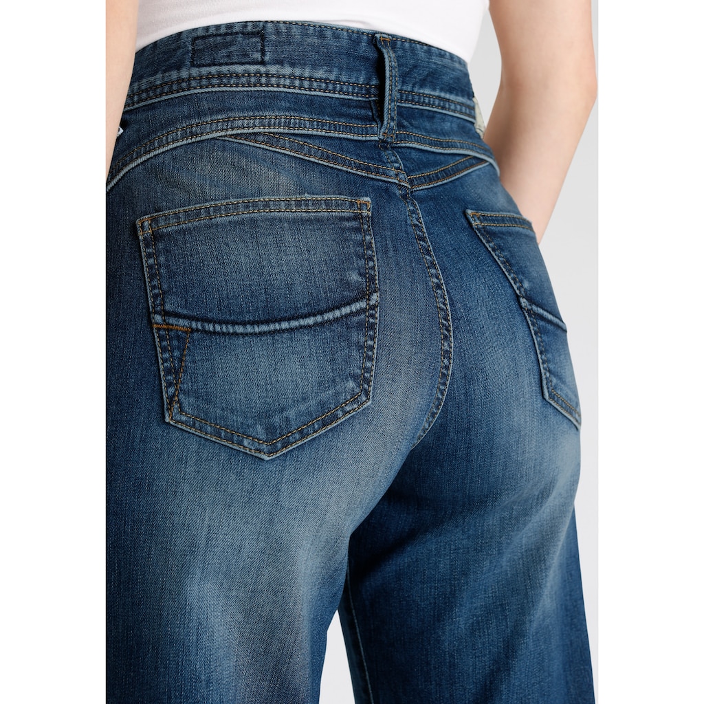 Herrlicher Weite Jeans »Gila Sailor Long Organic«, Waschung