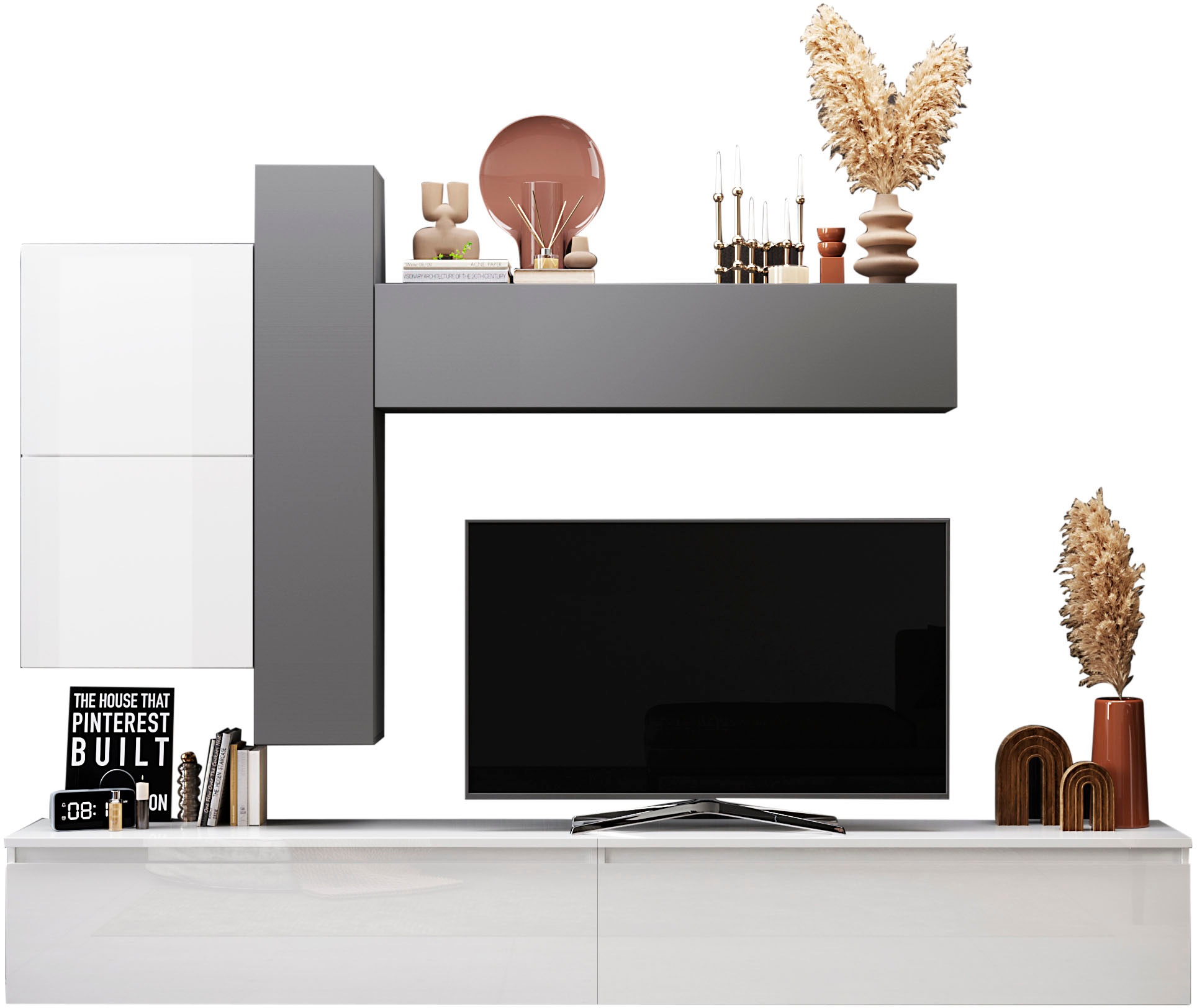 INOSIGN Wohnwand "Infinity, 6tlg. Breite 276 cm, Höhe variabel, Schrankwand günstig online kaufen