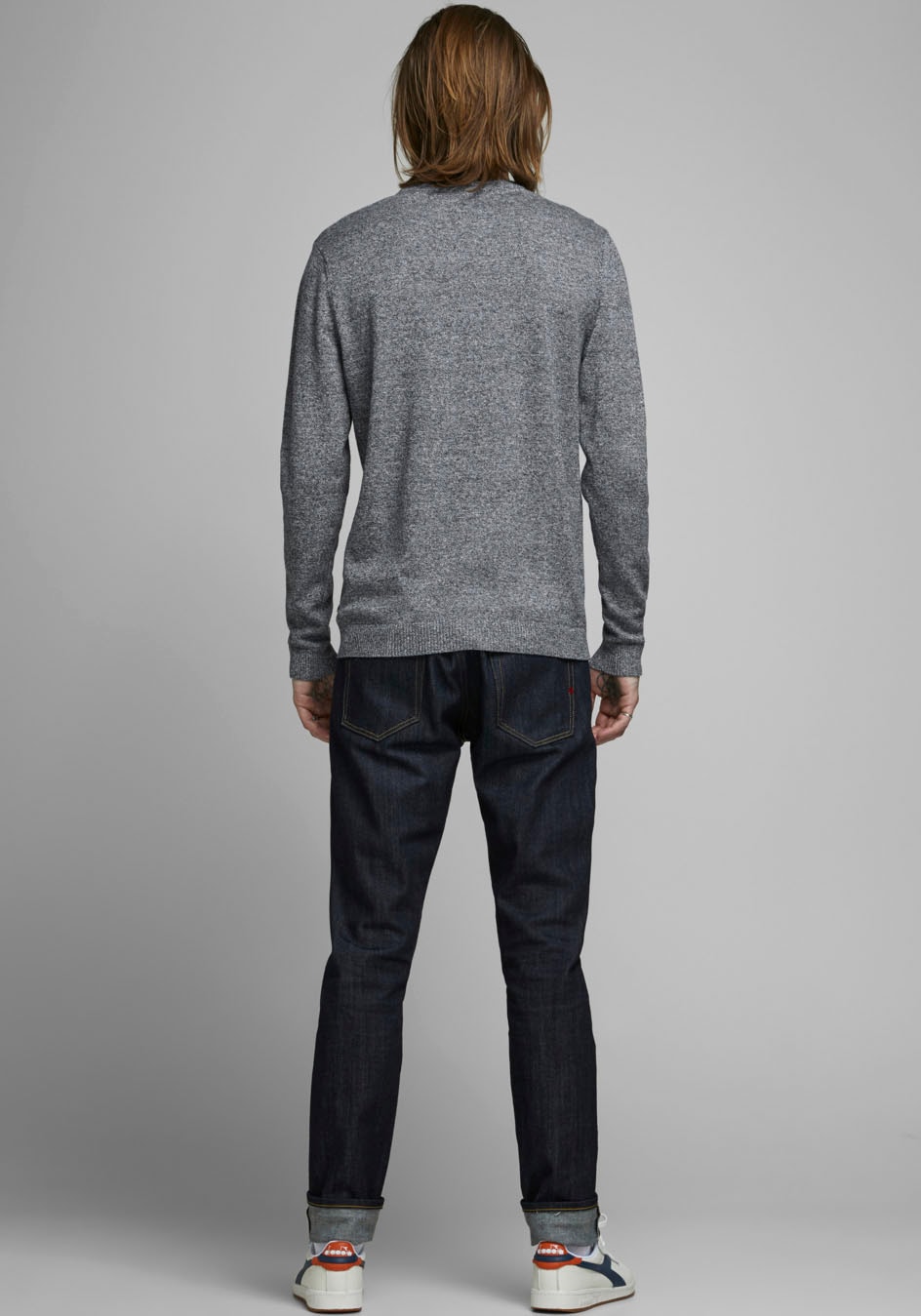 Jack & Jones Rundhalspullover »BASIC KNIT CREW NECK«