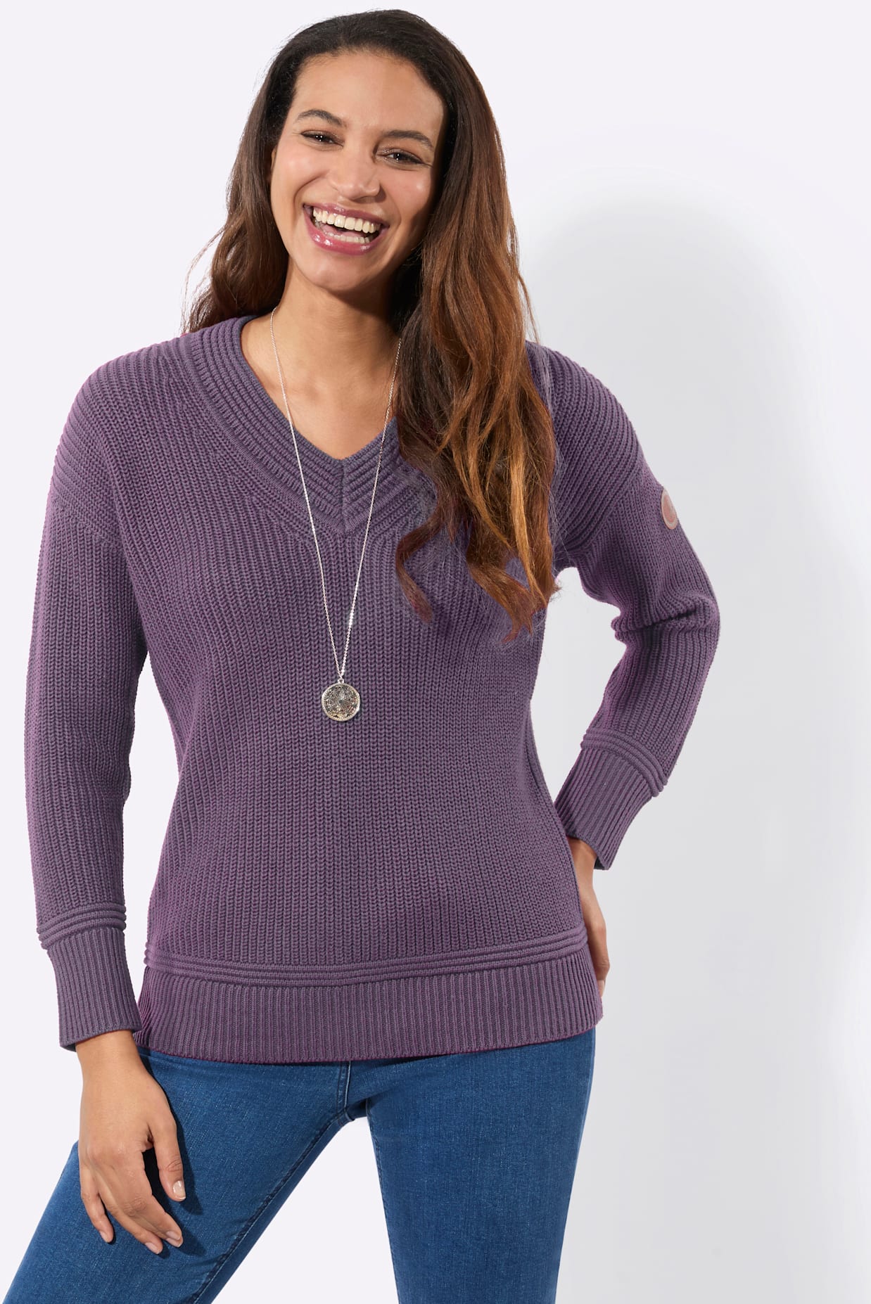 Casual Looks V-Ausschnitt-Pullover "V-Ausschnitt-Pullover"