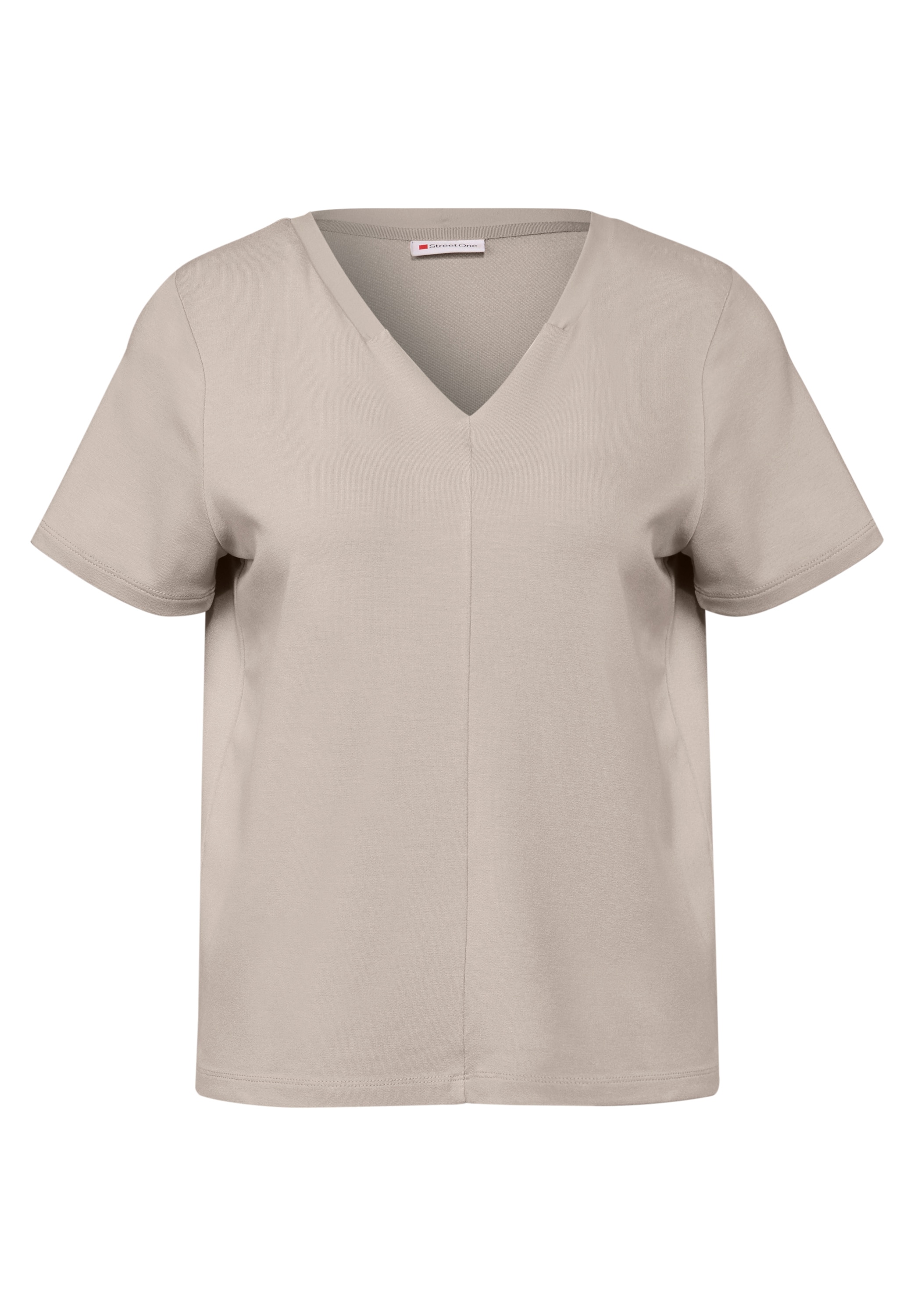 STREET ONE T-Shirt, aus strecthigem Viskosematerial