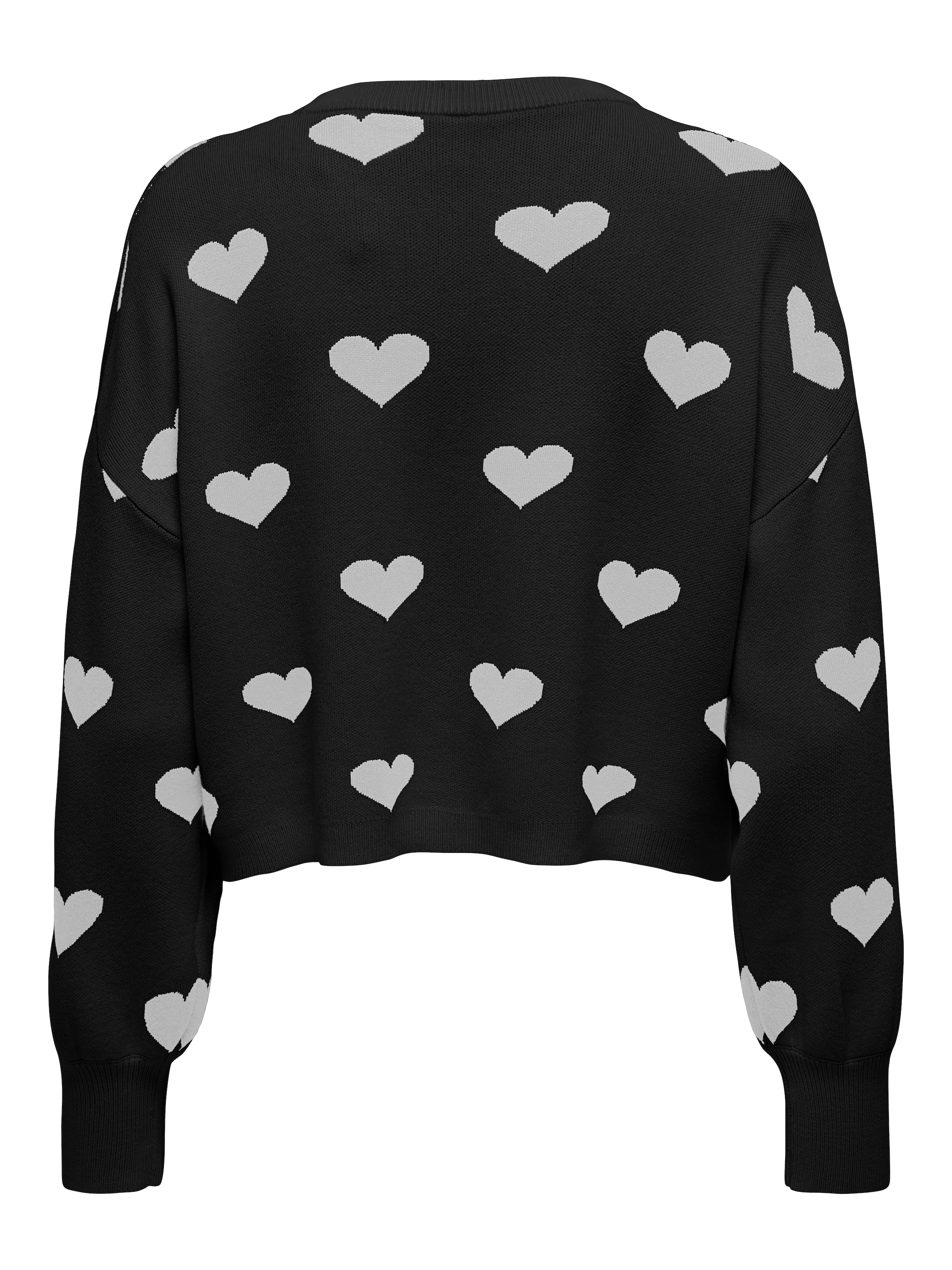 ONLY Strickpullover »ONLMONTANA LS JQ O-NECK CC KNT«, mit Rippbündchen
