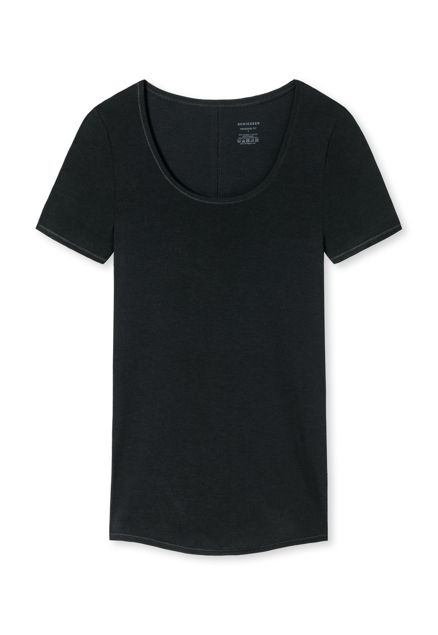 Schiesser Kurzarmshirt "Personal Fit", Rundhalsausschnitt, Single Jersey, o günstig online kaufen