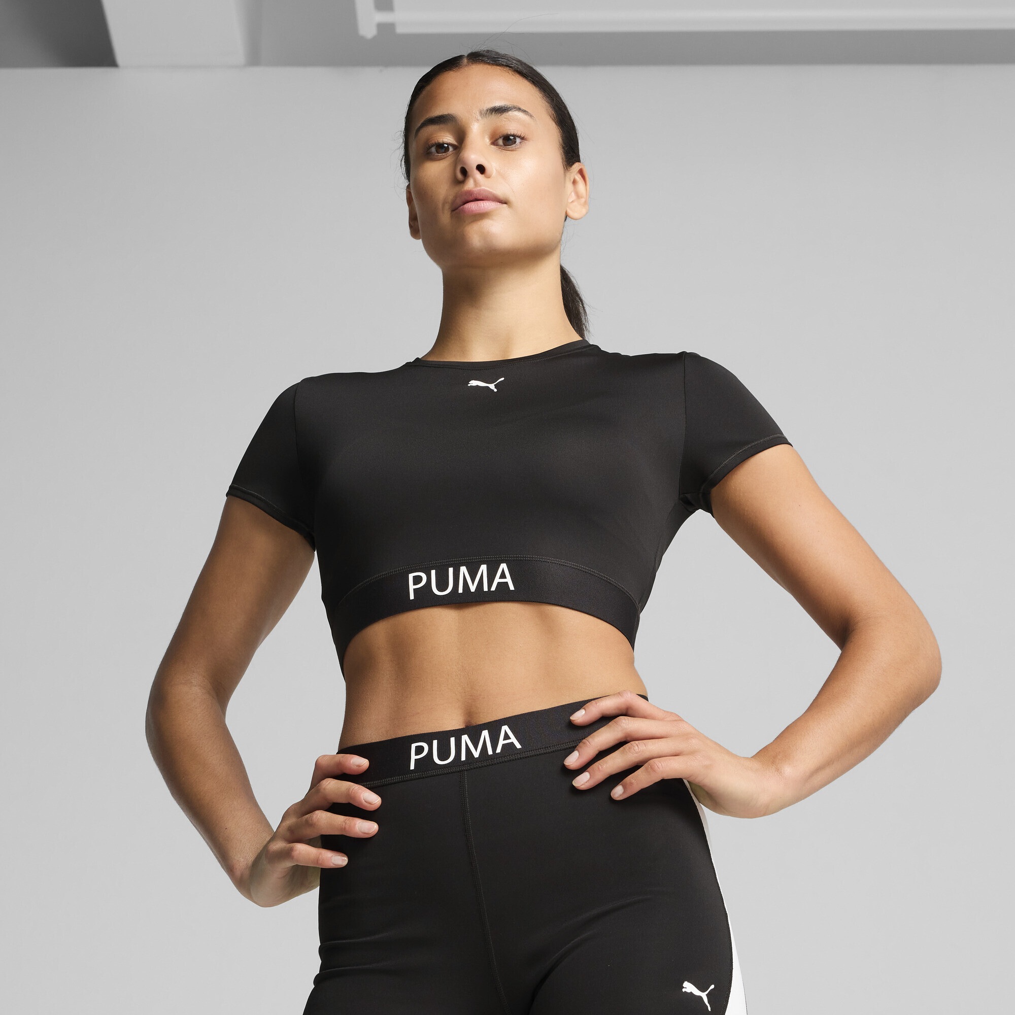 PUMA Trainingsshirt "PUMA STRONG Crop T-Shirt Damen" günstig online kaufen