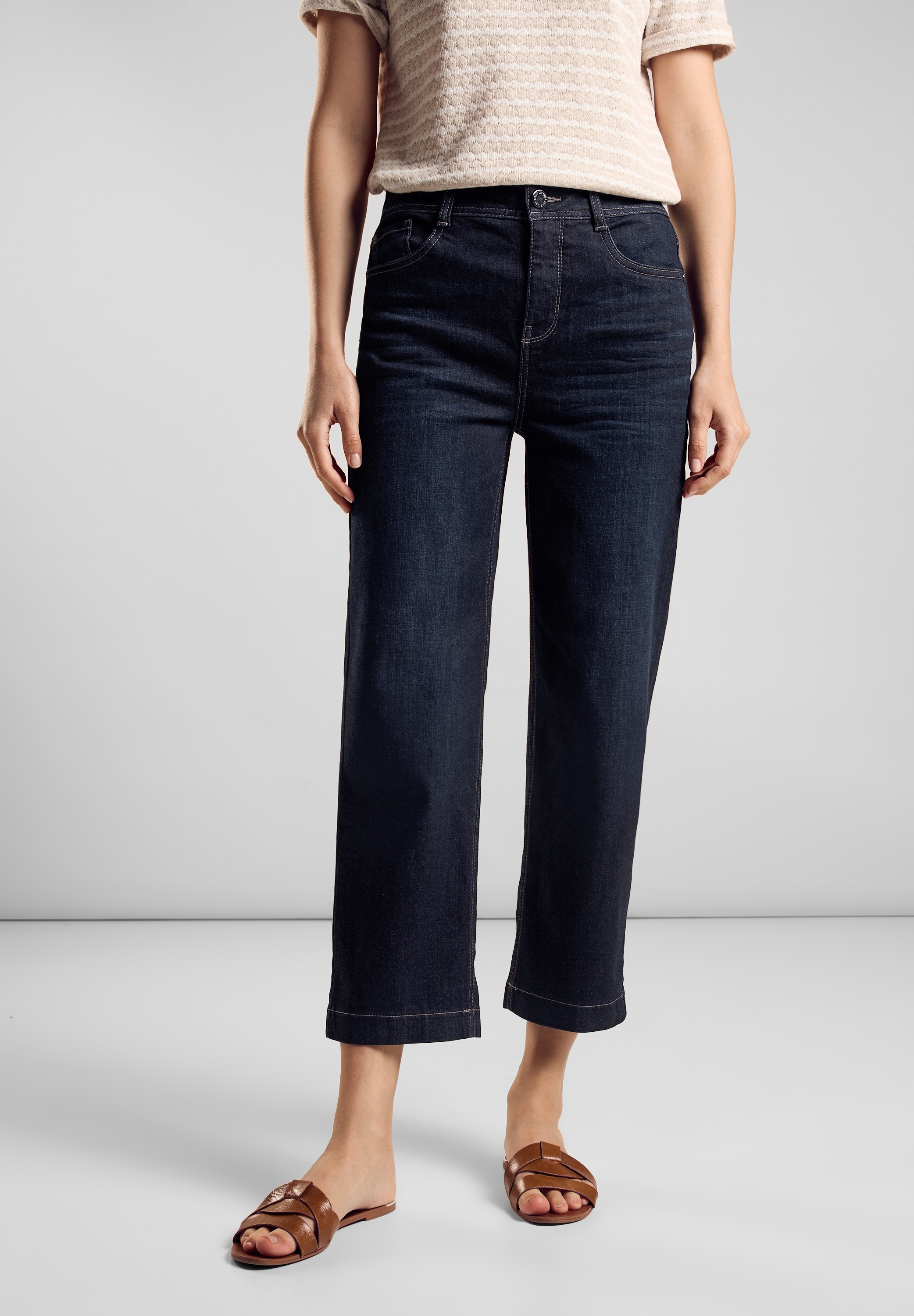 STREET ONE Comfort-fit-Jeans, High Waist günstig online kaufen