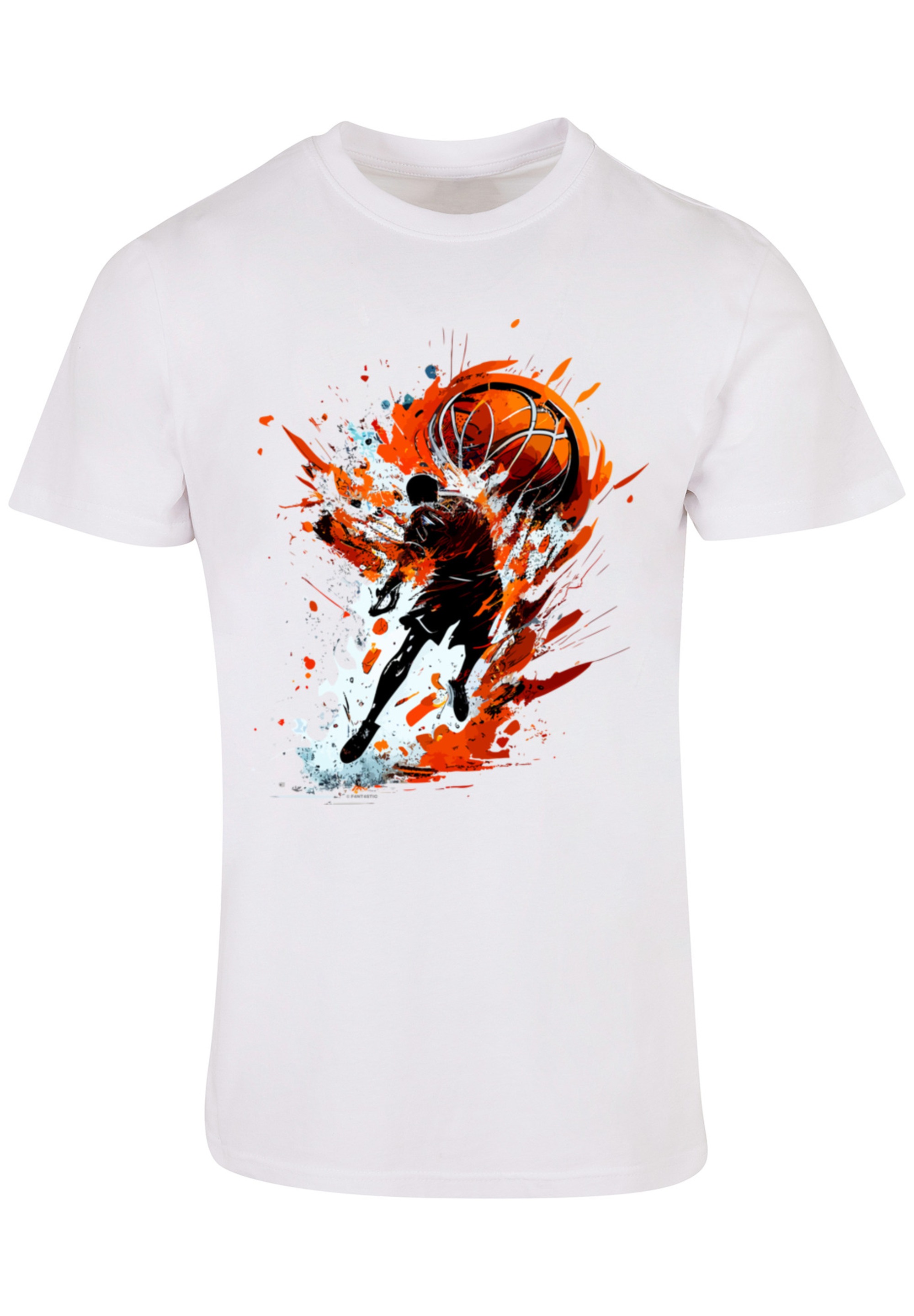 F4NT4STIC T-Shirt »Basketball Splash Sport UNISEX«, Print