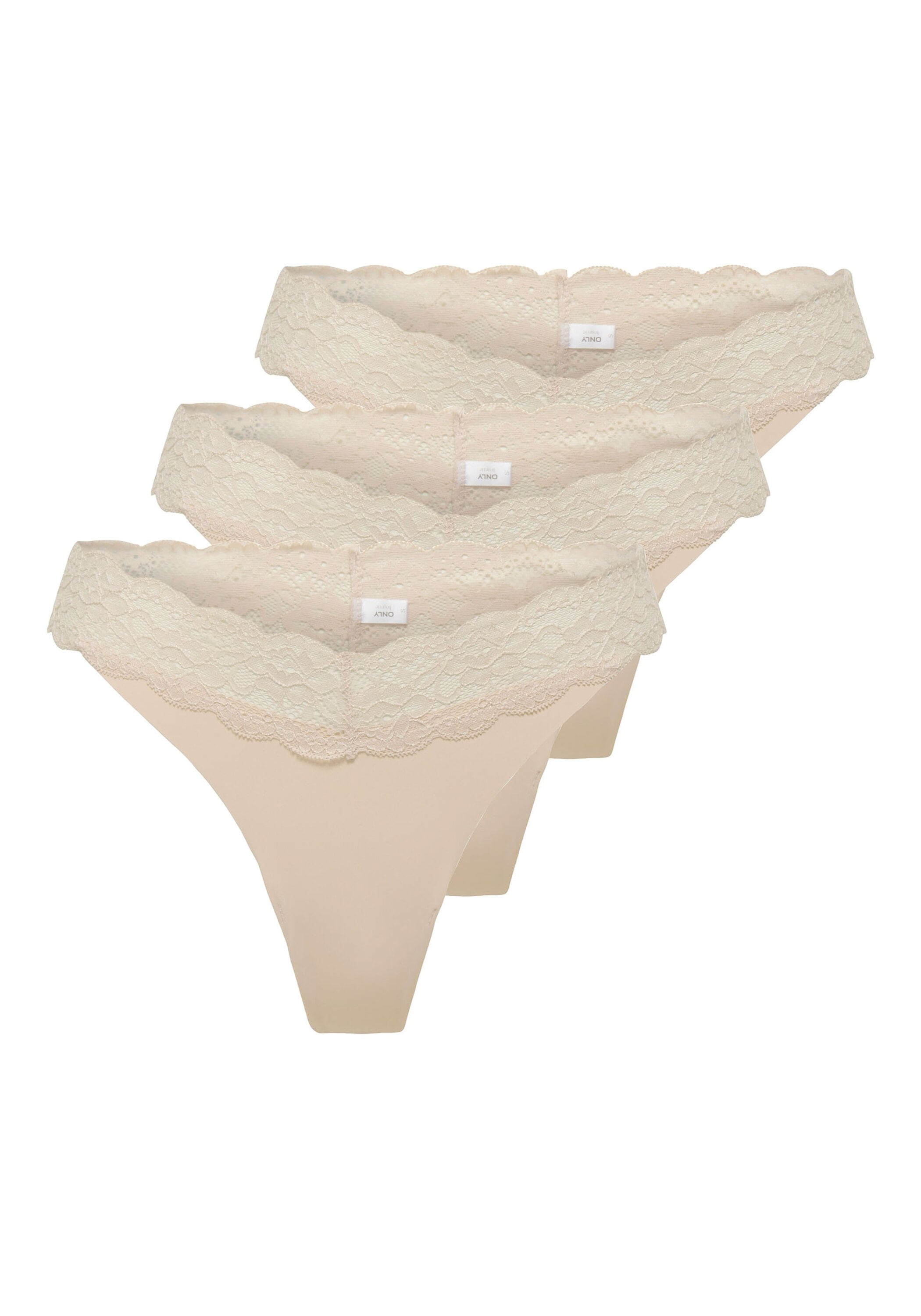 ONLY String "String ONLCHLOE LACE THONG 3er Pack"