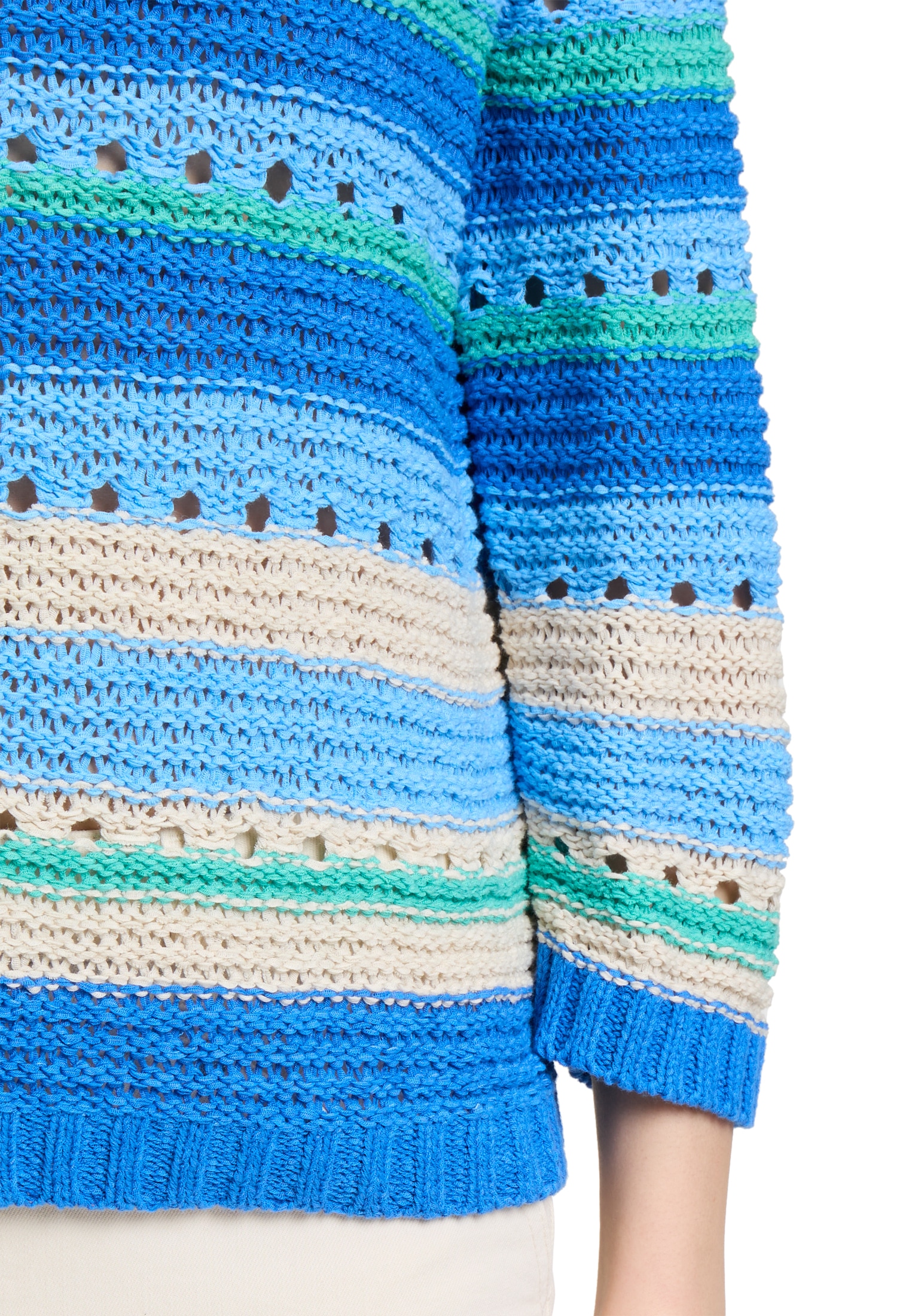 Betty Barclay Strickpullover »Betty Barclay Grobstrick-Pullover mit Ringel«, (1 tlg.), Ringel