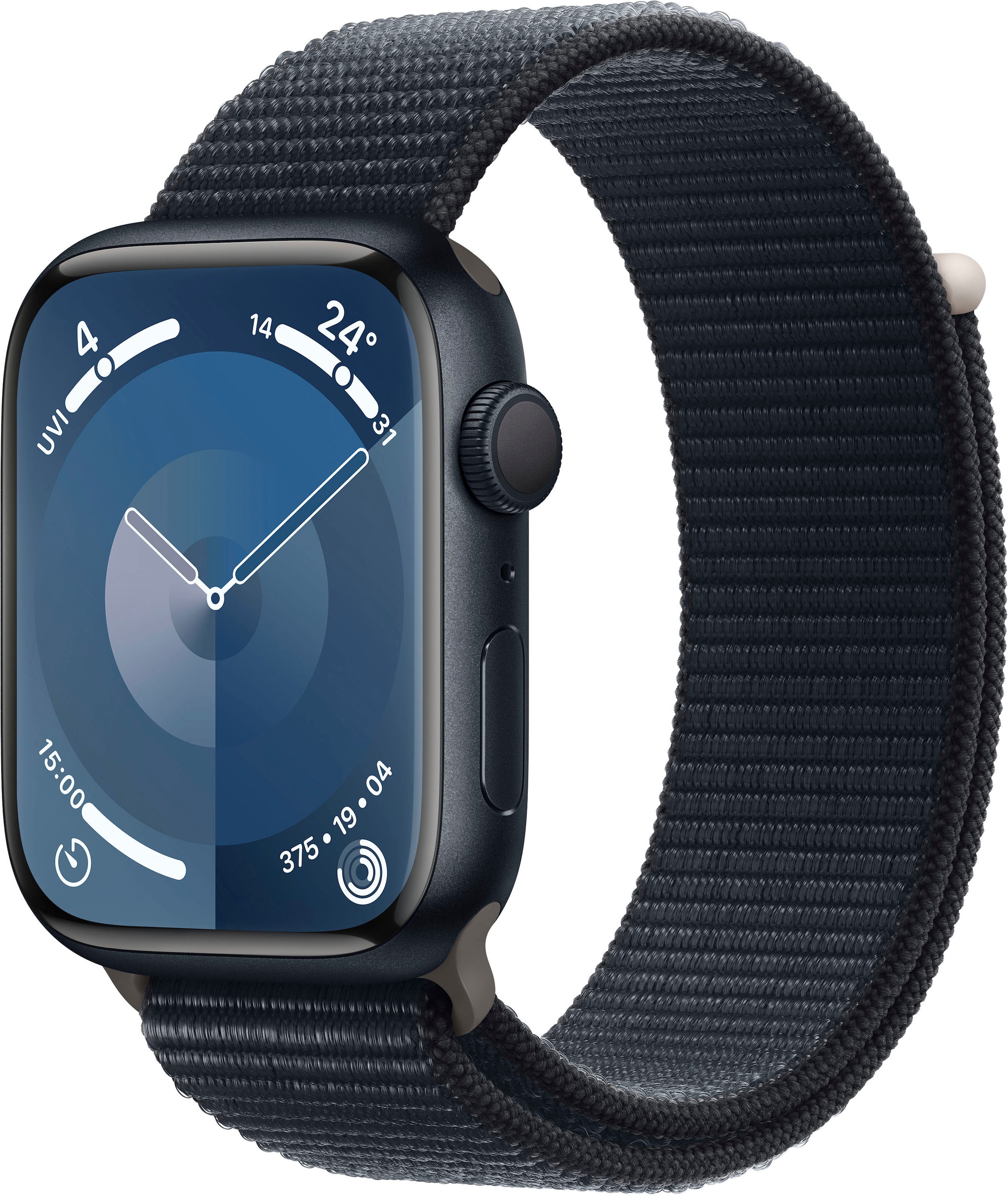 Smartwatch »Watch Series 9 GPS Aluminium 45mm One-Size«, (Watch OS 10 Sport Loop)