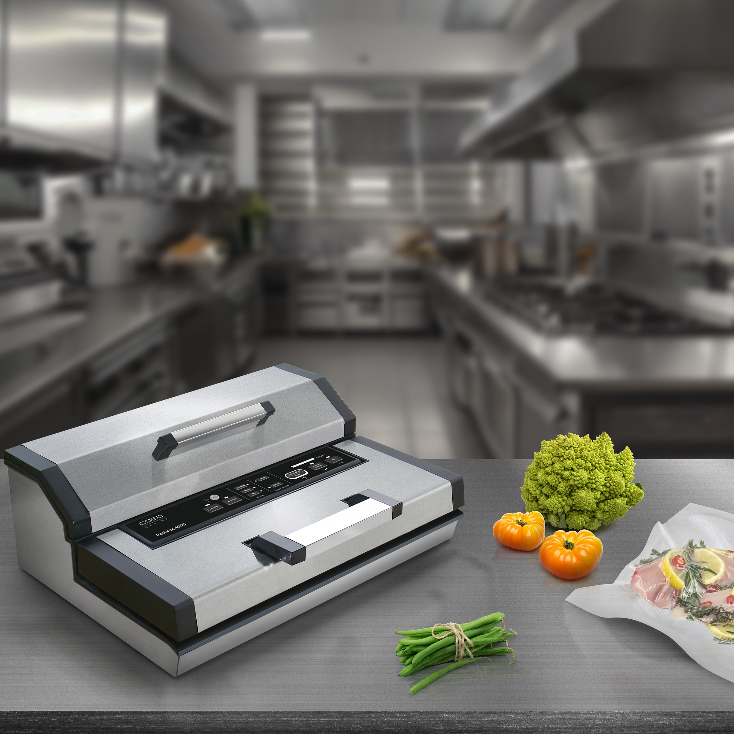 Caso Vakuumierer "1405 FastVac 4000" Rollenbreite 40 cm 350 W günstig online kaufen