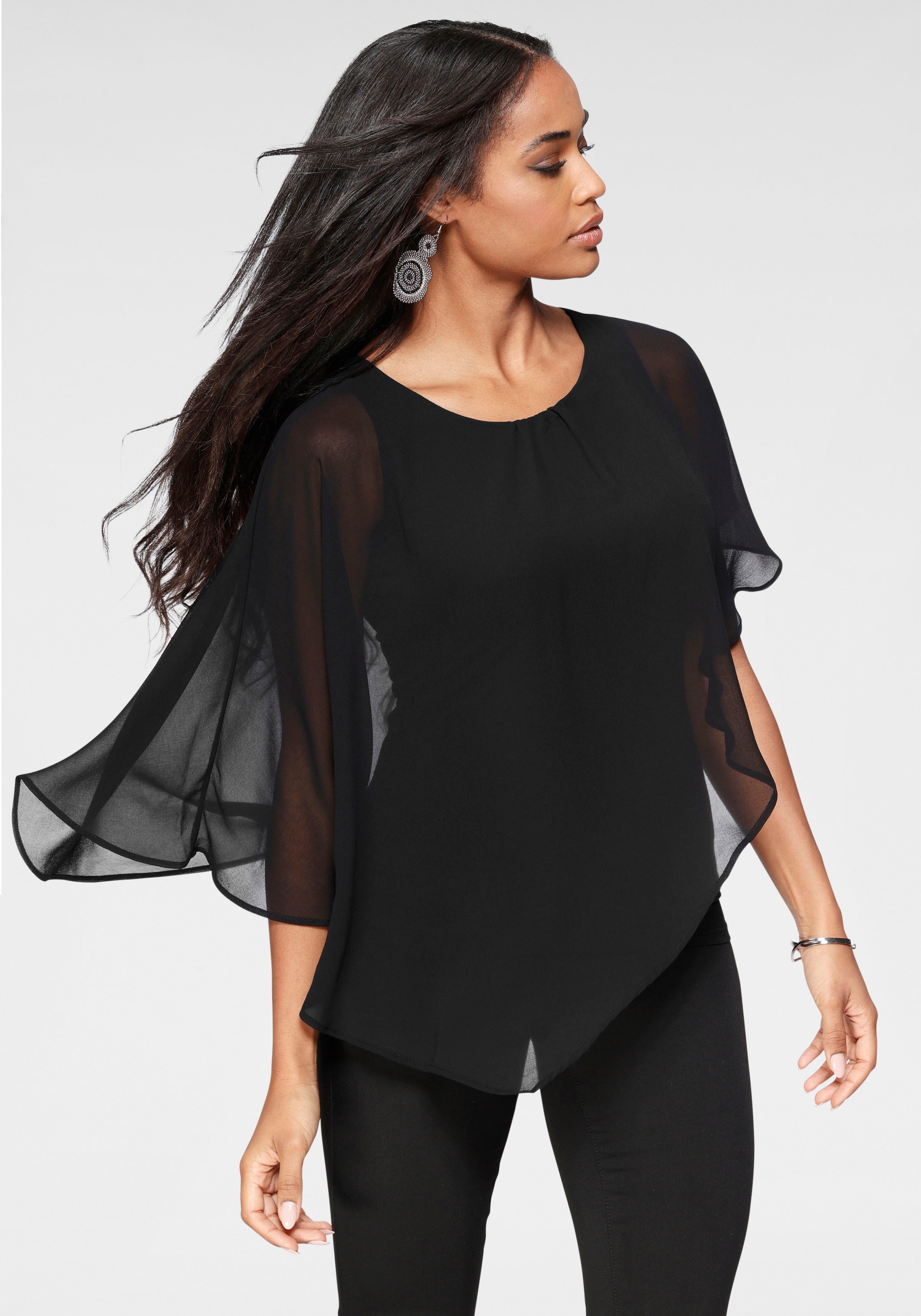 Laura Scott Chiffonbluse, für festliche Anlässe günstig online kaufen