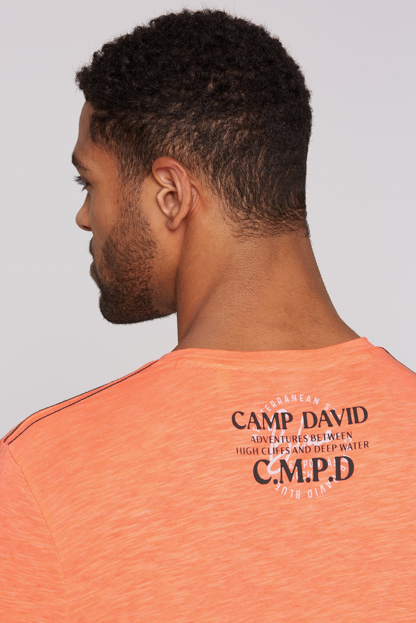 CAMP DAVID Rundhalsshirt, mit Baumwolle
