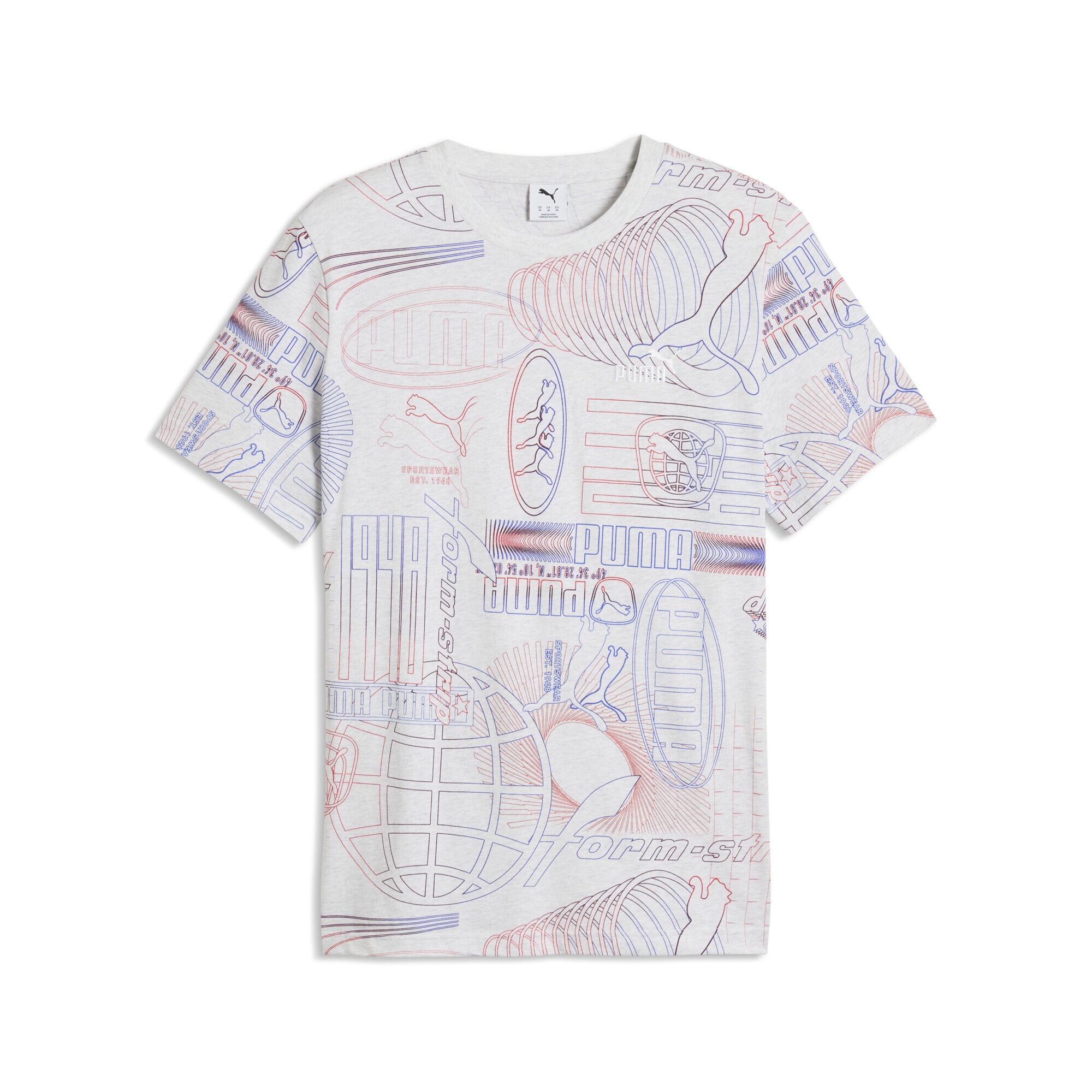 PUMA T-Shirt "Essentials Printed Graphic T-Shirt Herren"