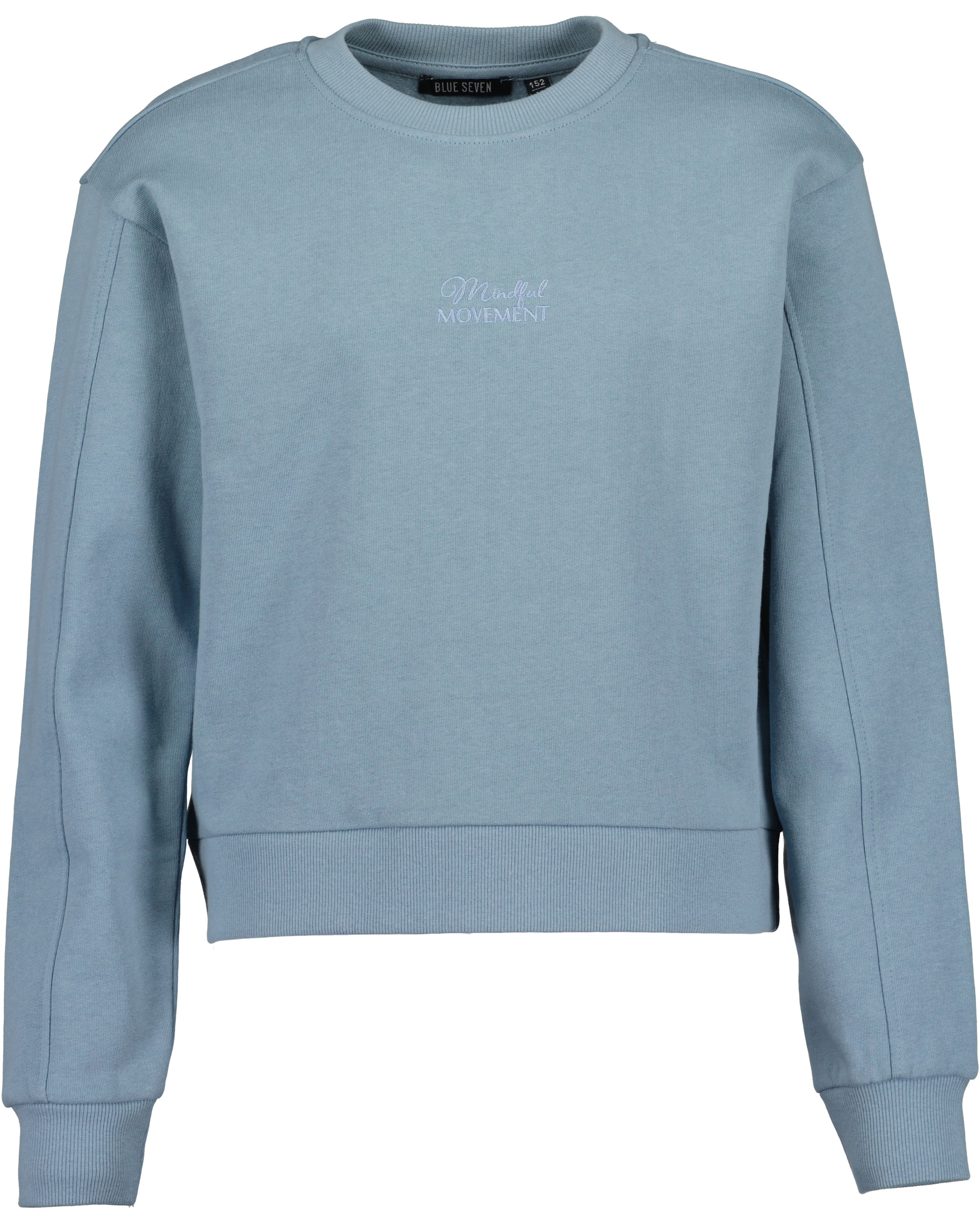 BLUE SEVEN Mädchen Sweater "Blue Seven Sweatshirt", blau, Gr. 140, 100% Baumwolle, Sweatshirts